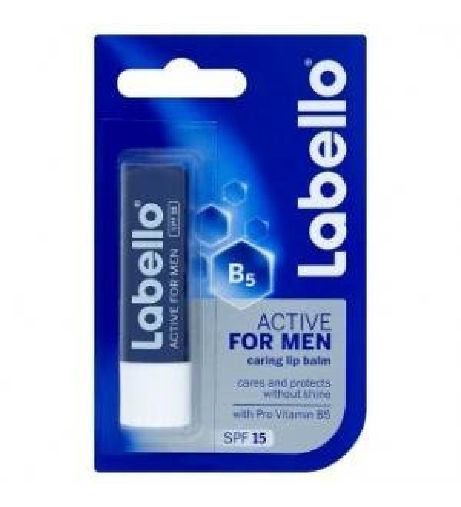 Labello Active For Men SPF 15 Lip Balm 4.8 g by Labello