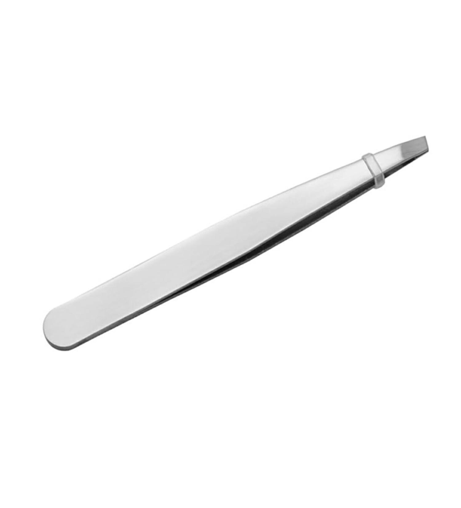 dijiusidy Lady Tweezers Stainless Steel with Matte Finish Easy to Grip Handy Ergonomic Eyebrow Clip for Women Facial Hair Removal - Buy Online on GoSupps.com