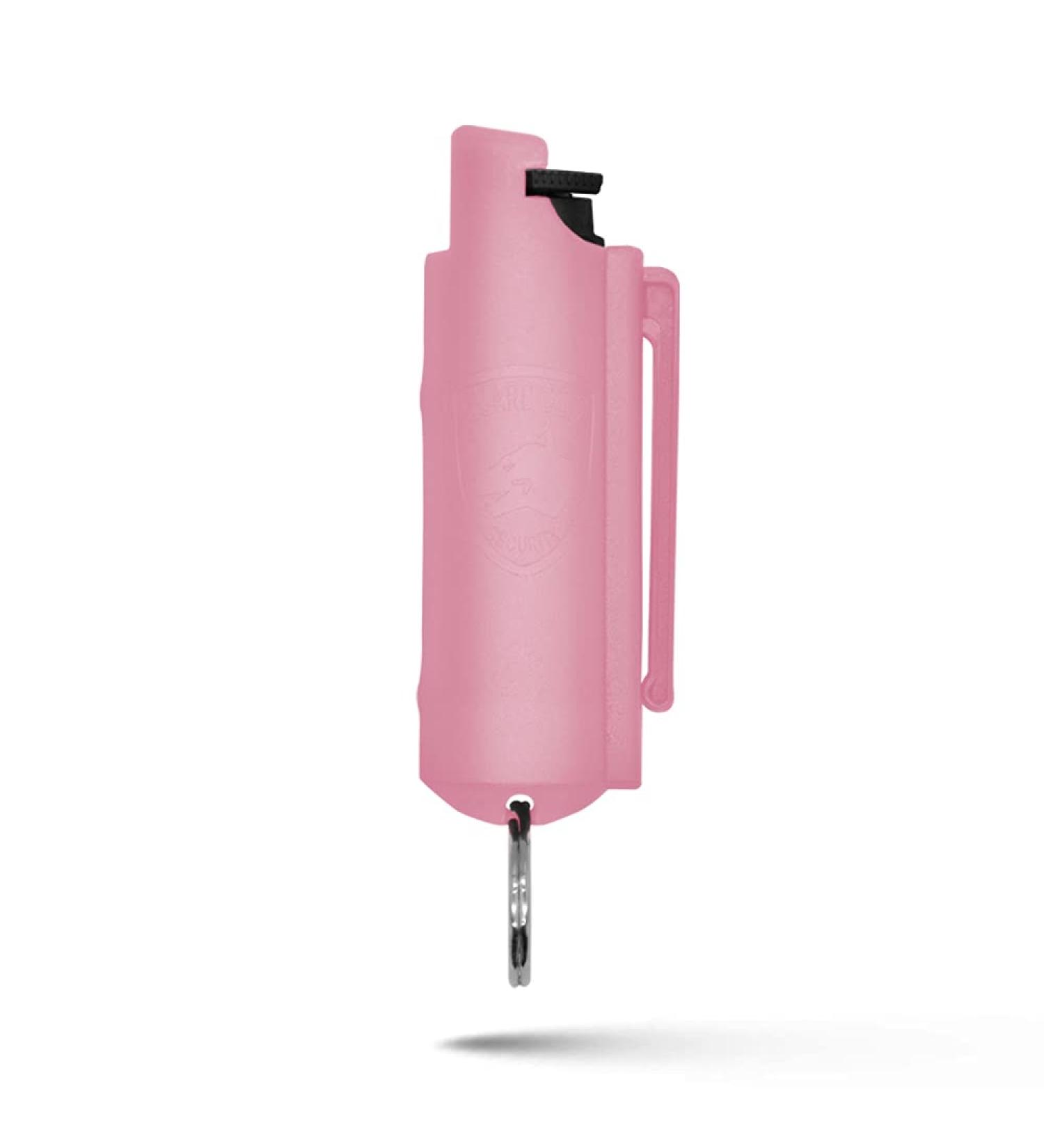 Guard Dog Security Quick Action Pepper Spray Keychain | Maximum Strength MC 1.44 | Made in USA | Light Pink - Buy Online on GoSupps.com