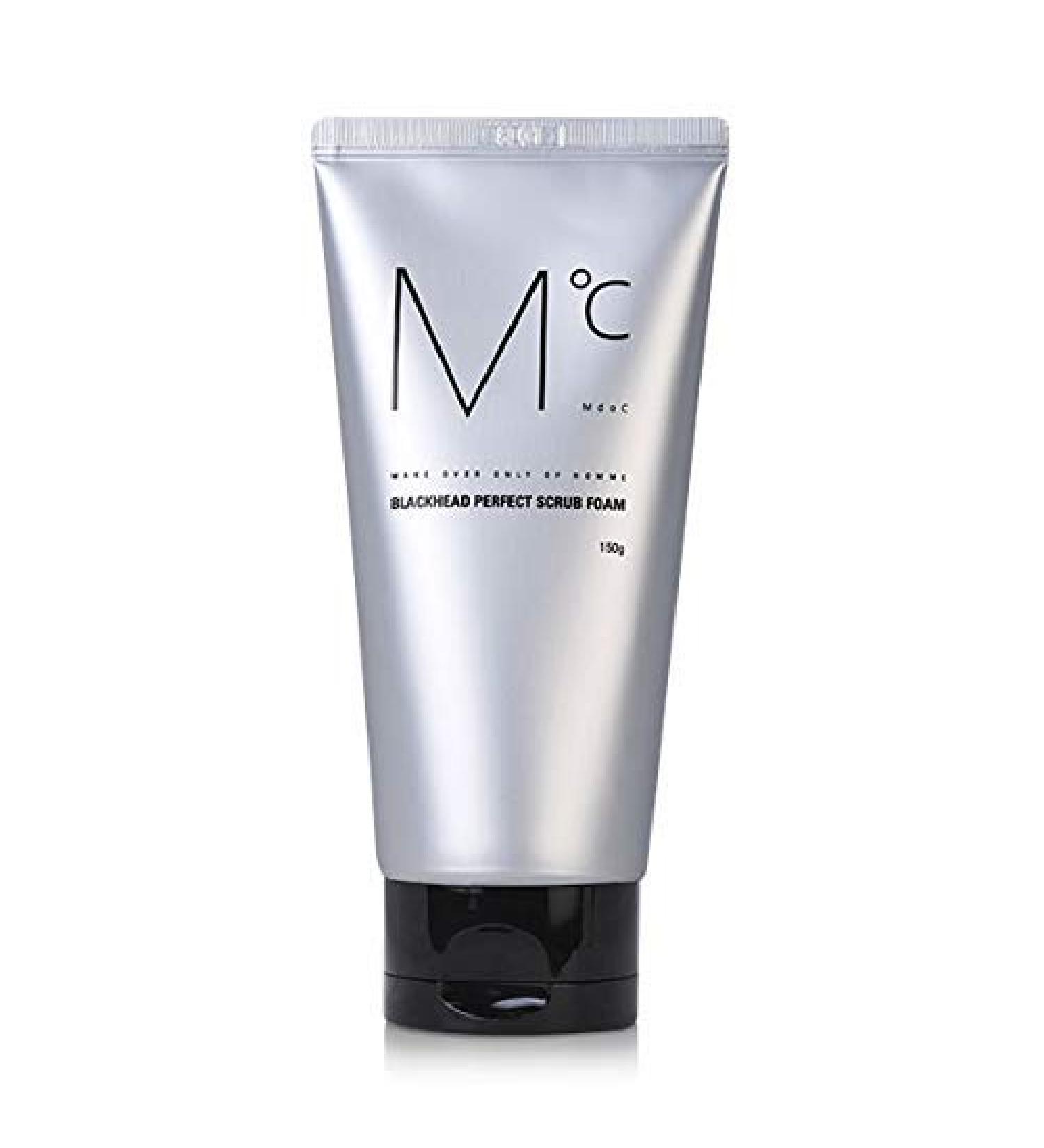Men's Skincare - MdoC Blackhead Perfect Scrub Foam 150g | Exfoliate & Clear Skin - Buy Online on GoSupps.com
