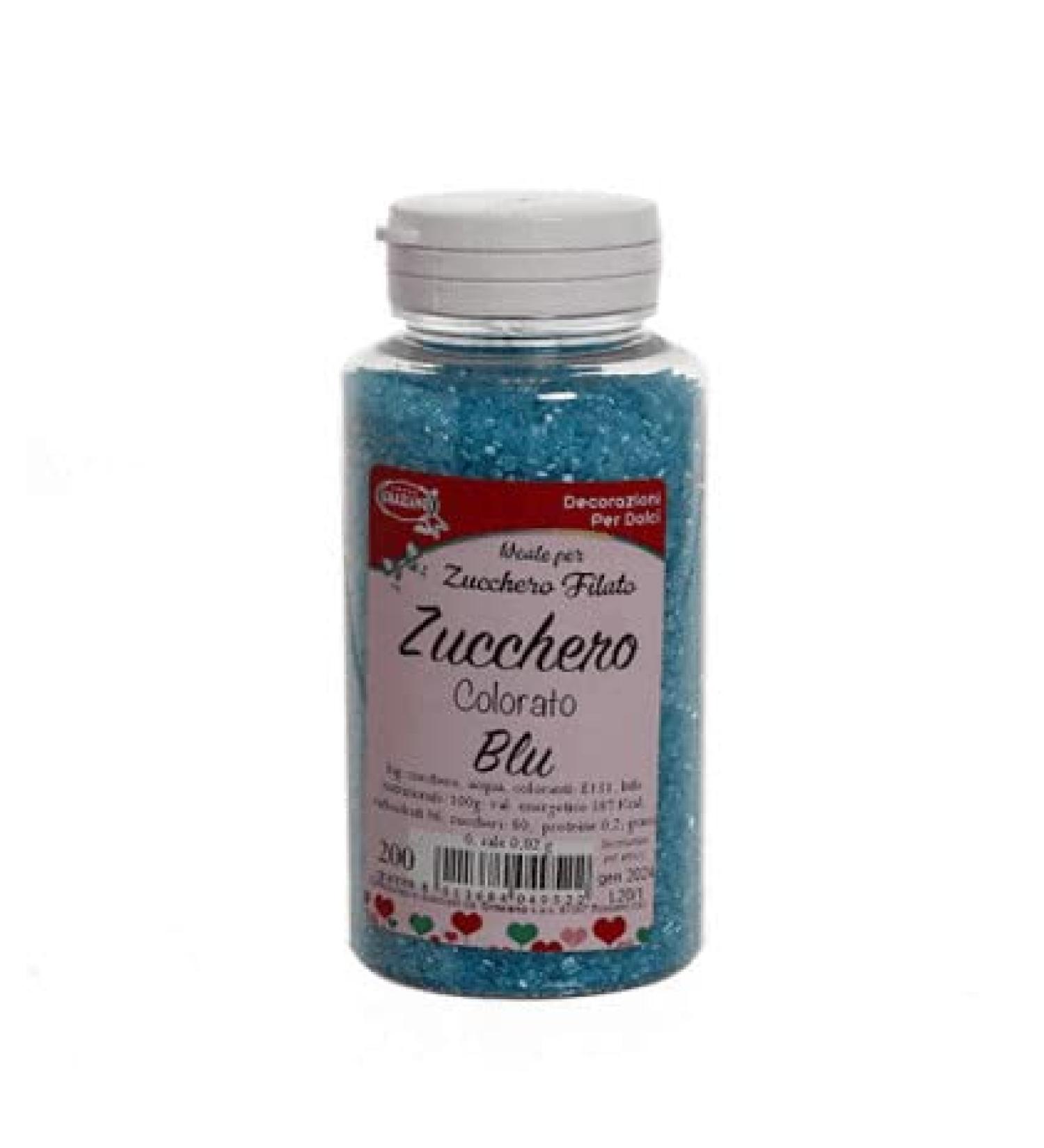 Blue colored sugar 200 g