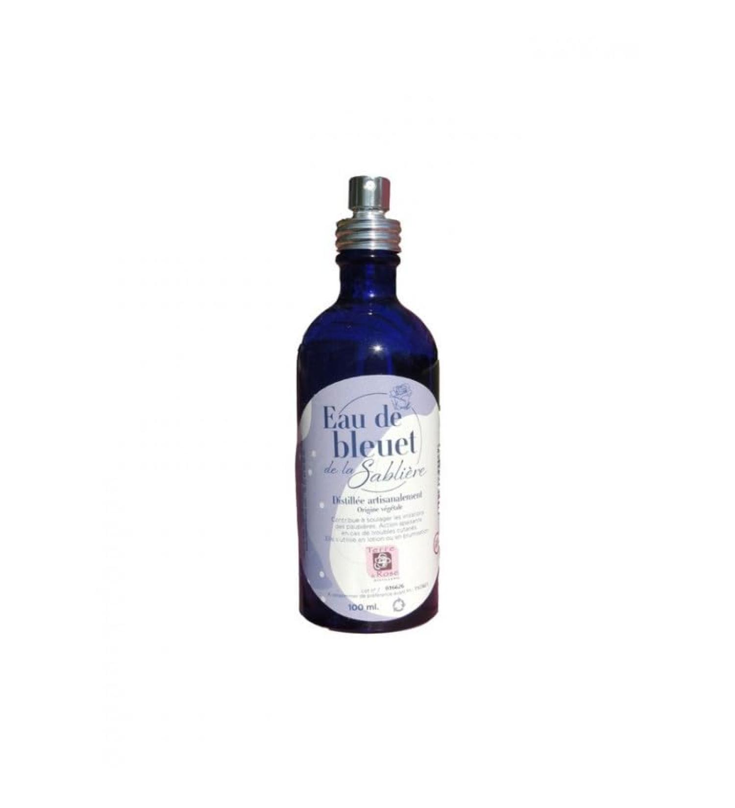 TERRE DE ROSE - Cornflower water 100 ml with pump - French handmade products - made in France - natural cosmetics - 100% vegetable origin - softness and natural - Buy Online on GoSupps.com