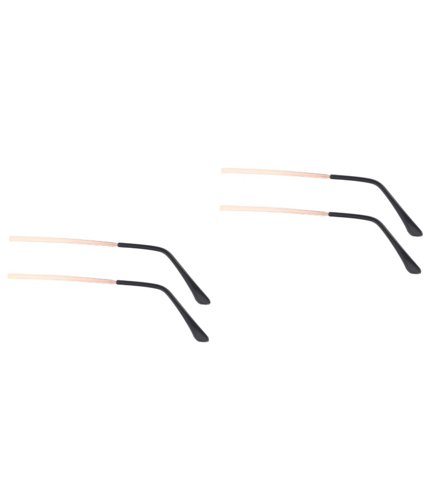 Universal Lalafina Glasses Legs - Replacement Bracket Metal Frame for Men & Women | 2 Pairs Ros gold with Screwdriver | Durable Eyewear Accessories - Buy Online on GoSupps.com
