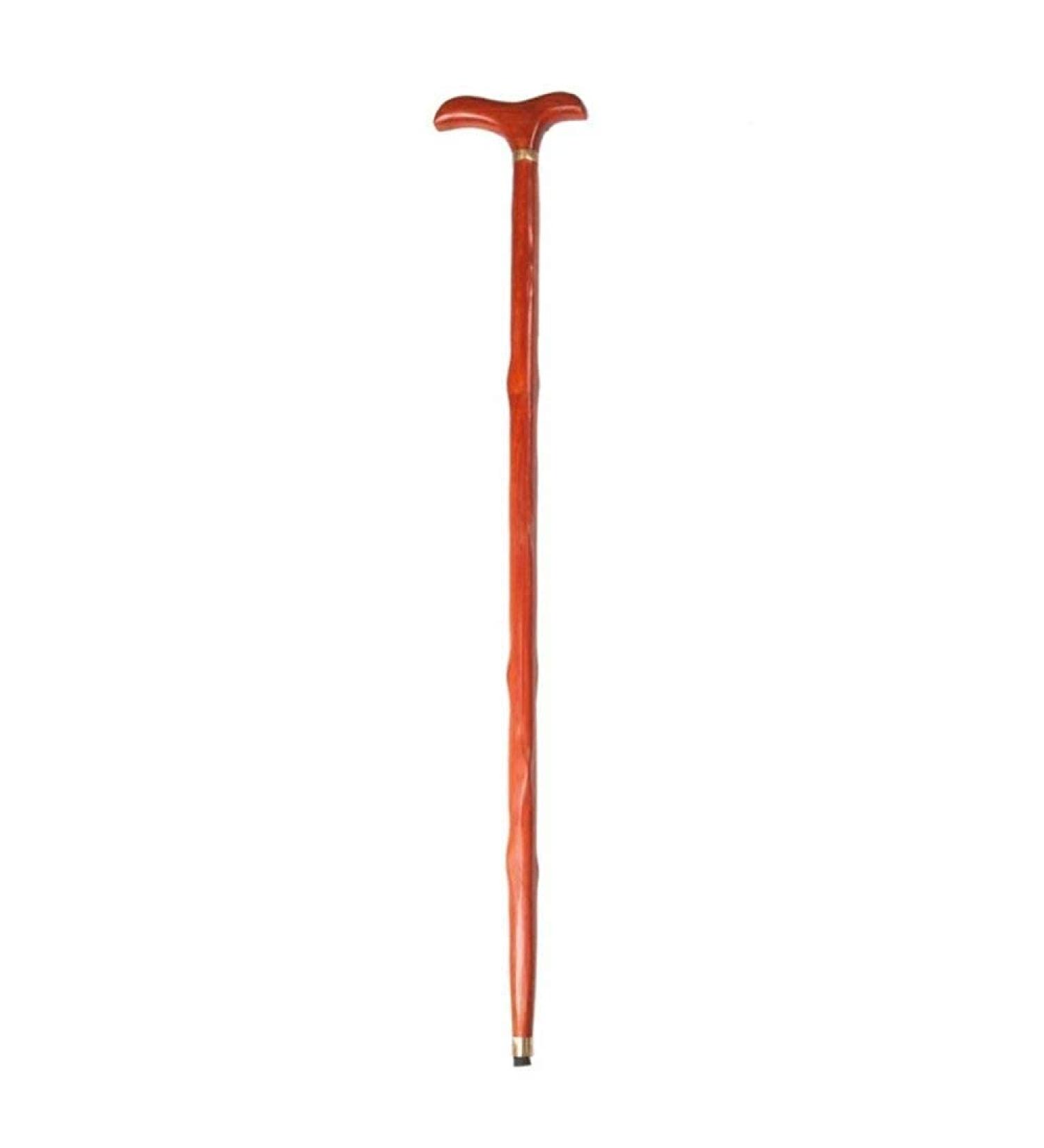 Walking Stick Wooden Cane Wenge Faucet Crutches Seniors Non Slip Cane Walking Stick for The Elderly Caddy (Rosewoodred) Safehappy - Buy Online on GoSupps.com