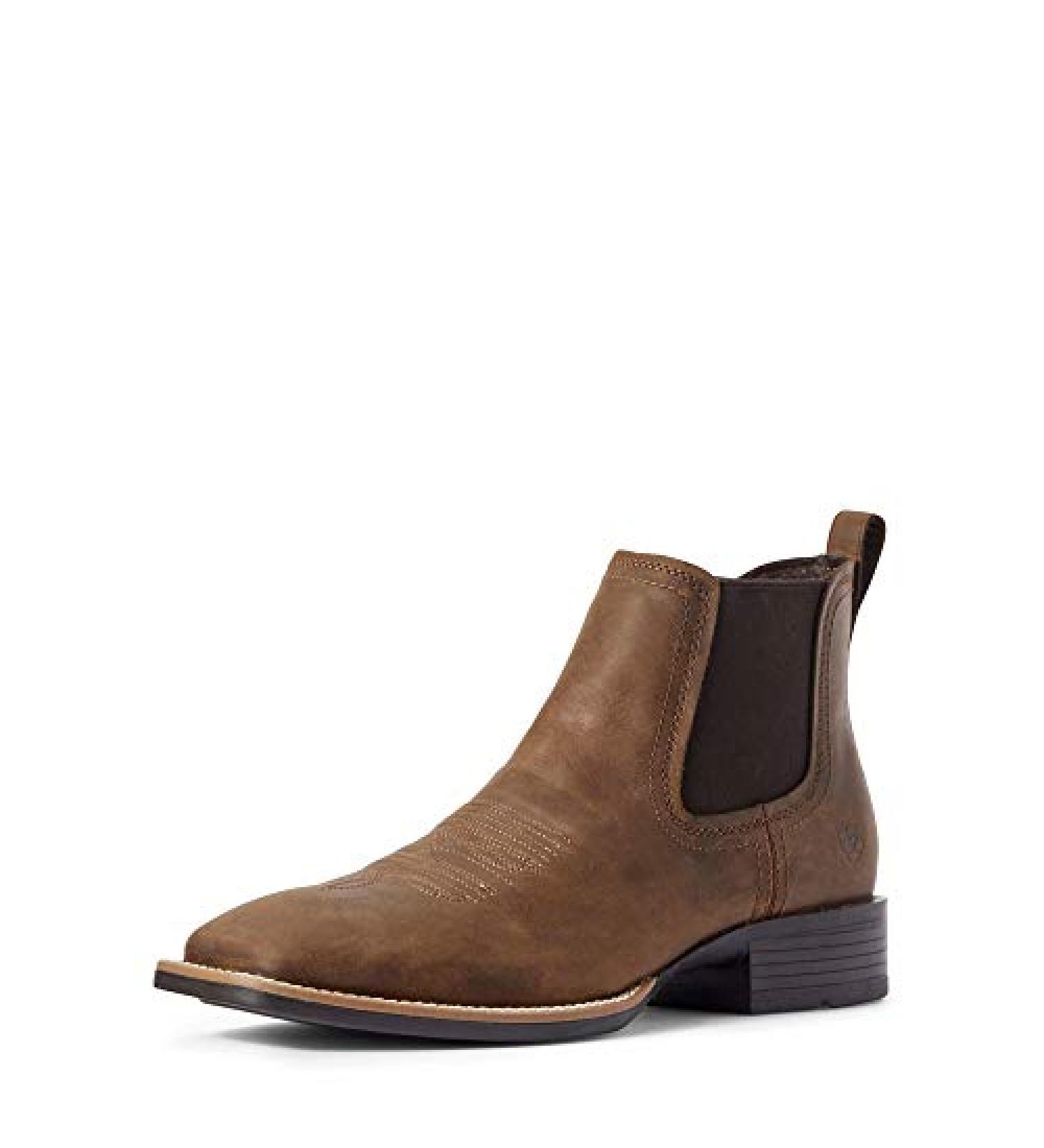 ARIAT Men's Booker Ultra Western Boot 10.5 - Distressed Tan | Premium Quality Cowboy Boots - Buy Online on GoSupps.com