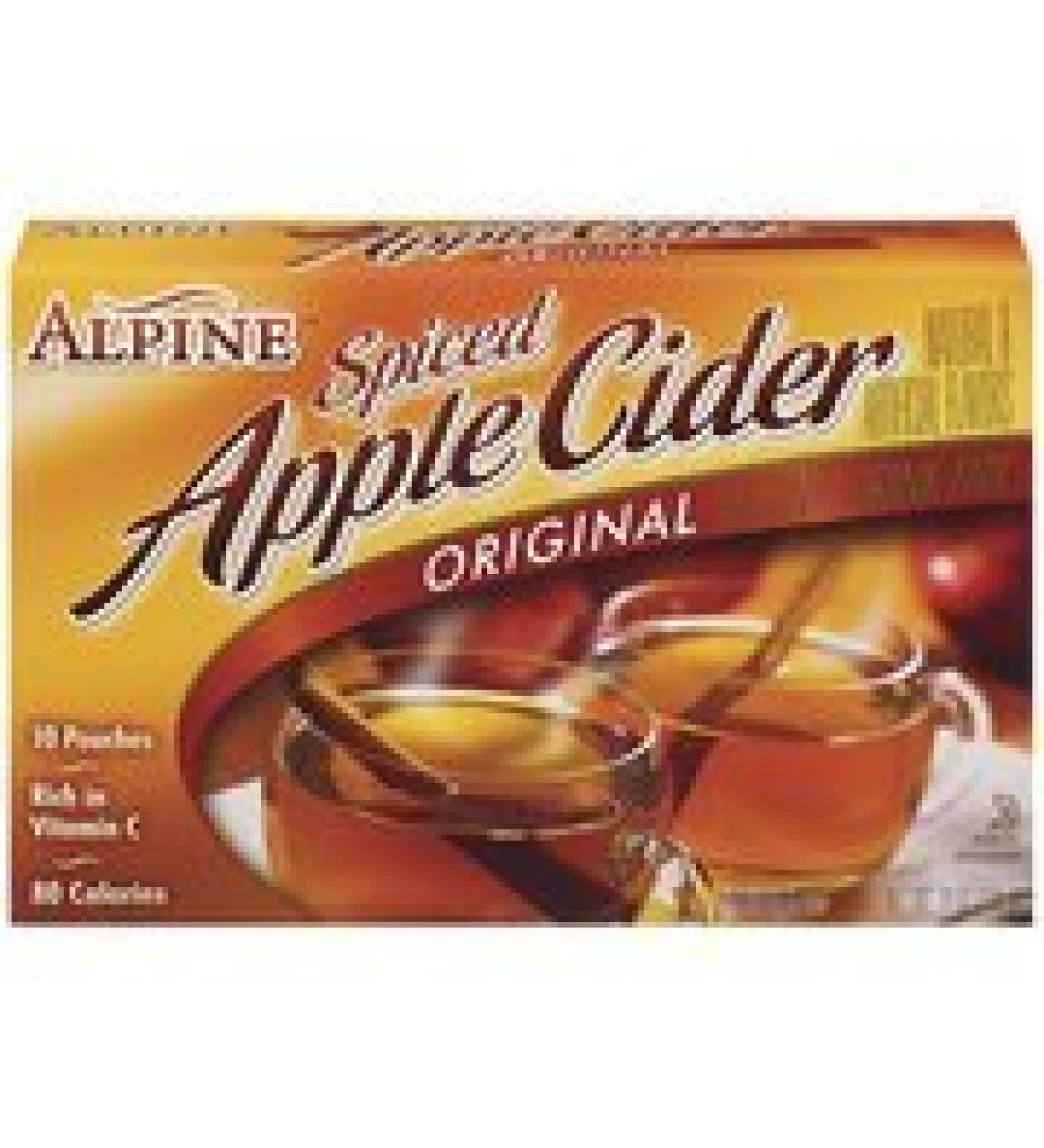 Alpine Spiced Apple Cider Original Instant Drink Mix 10ct(Case of 2)