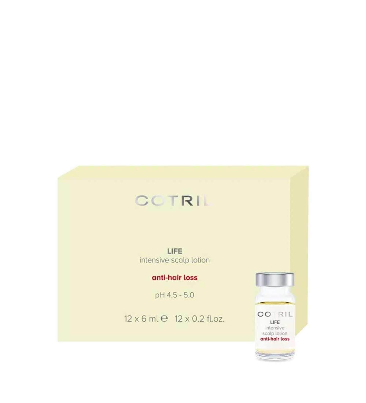 Cotril Scalp Care Life Anti-Hair Loss Scalp Lotion 12 x6ml - intensive anti-hair loss lotion