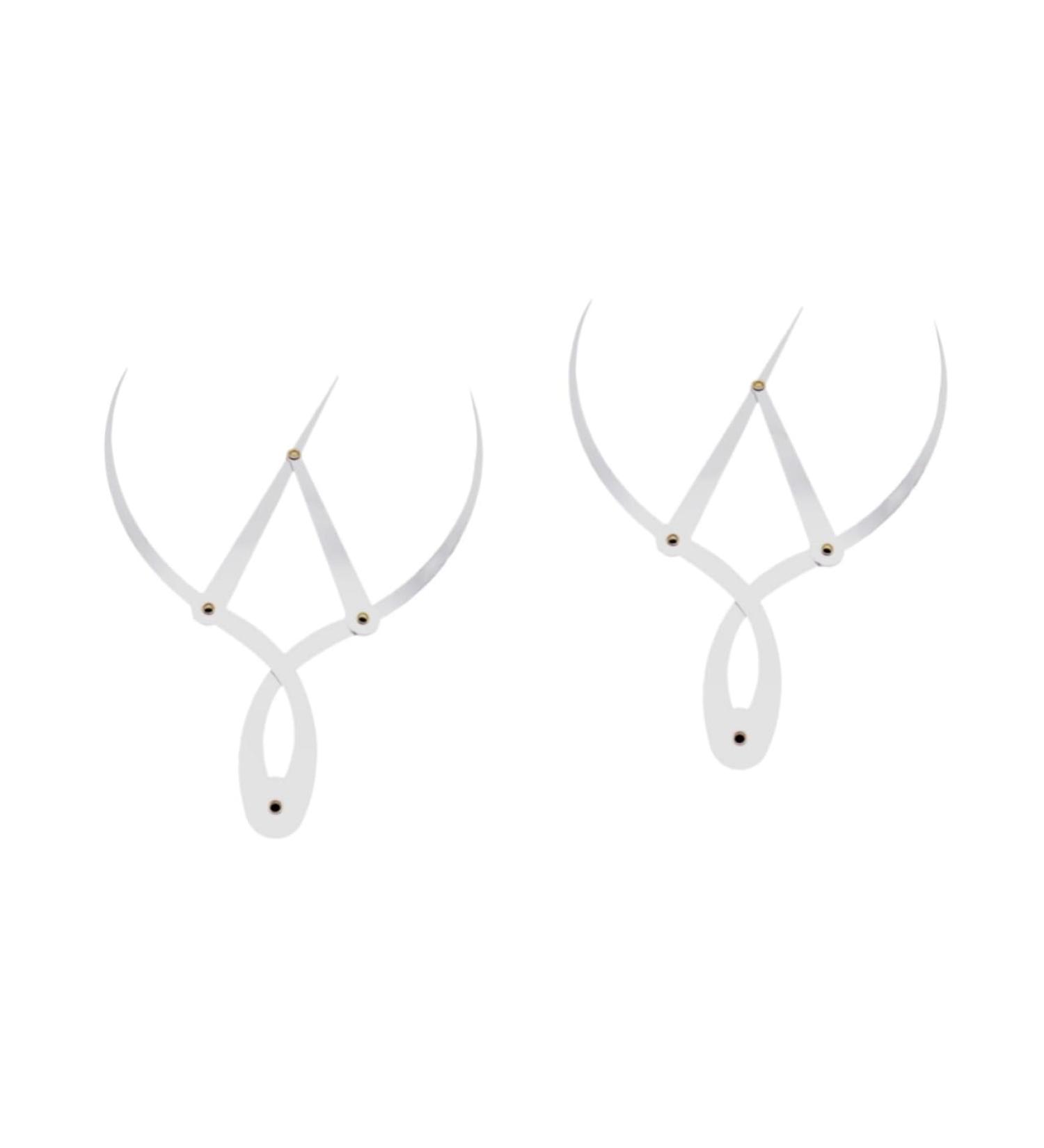 NOLITOY 2pcs Disposable Eyebrow Ruler Eyebrow Ruler Tool Eyebrow Stencil Template Positioning Ruler Modify - Buy Online on GoSupps.com