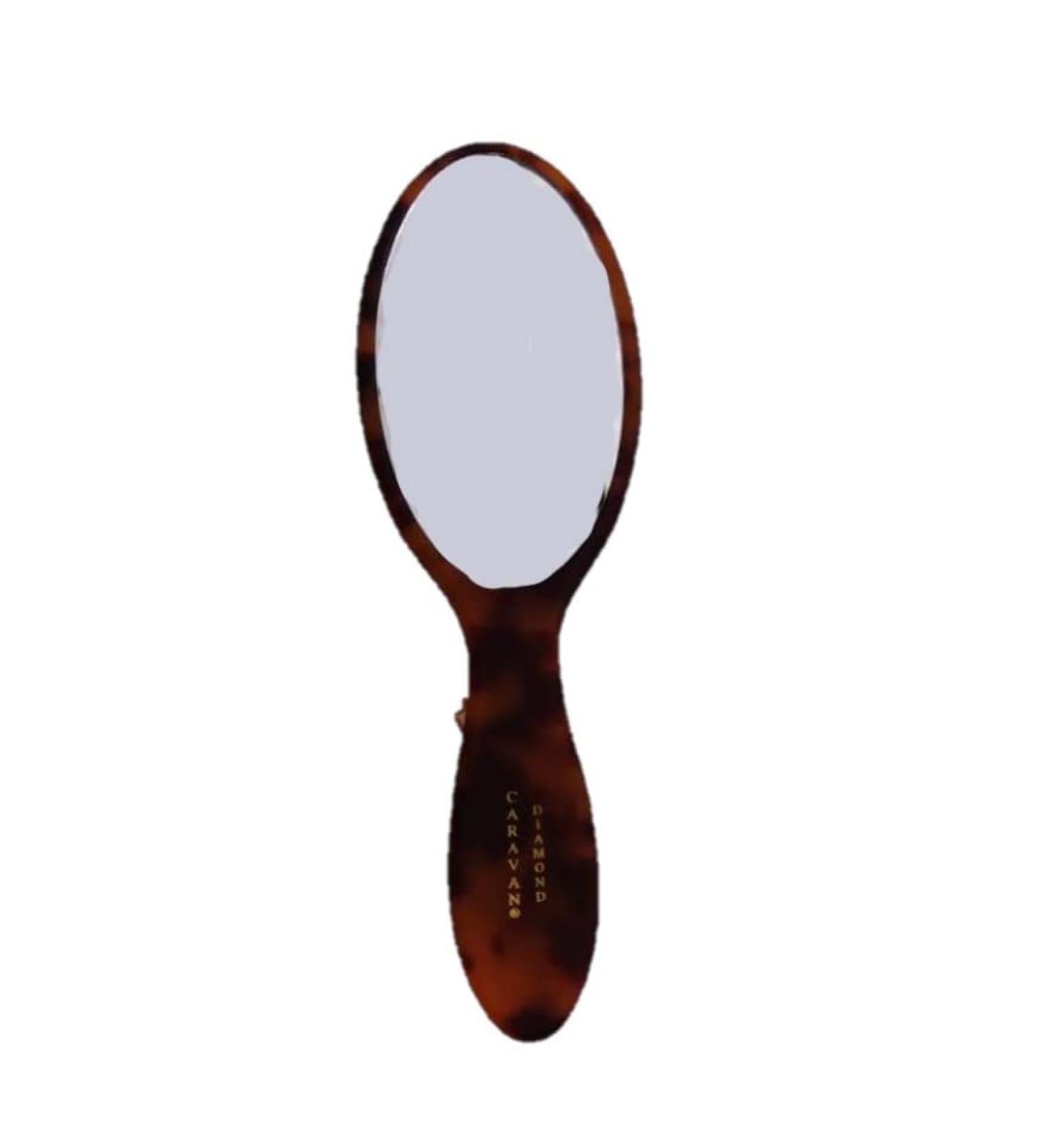 CARAVAN DIAMOND Hand Made Handle Mirror Tokyo Color 7.9" Of Celluloid Acetate Material