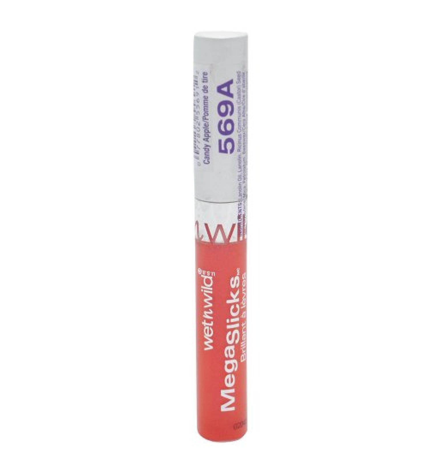 Wet 'n' Wild MegaSlicks Lip Gloss Candy Apple 569A