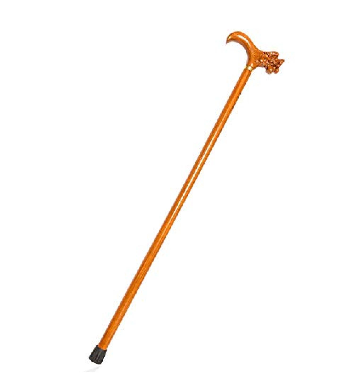 Elderly Canes Crutches Classic Solid Wood Dragon Head Lightweight and Durable Seniors Walking Sticks 94Cm Height Safehappy Smooth Sailing - Buy Online on GoSupps.com