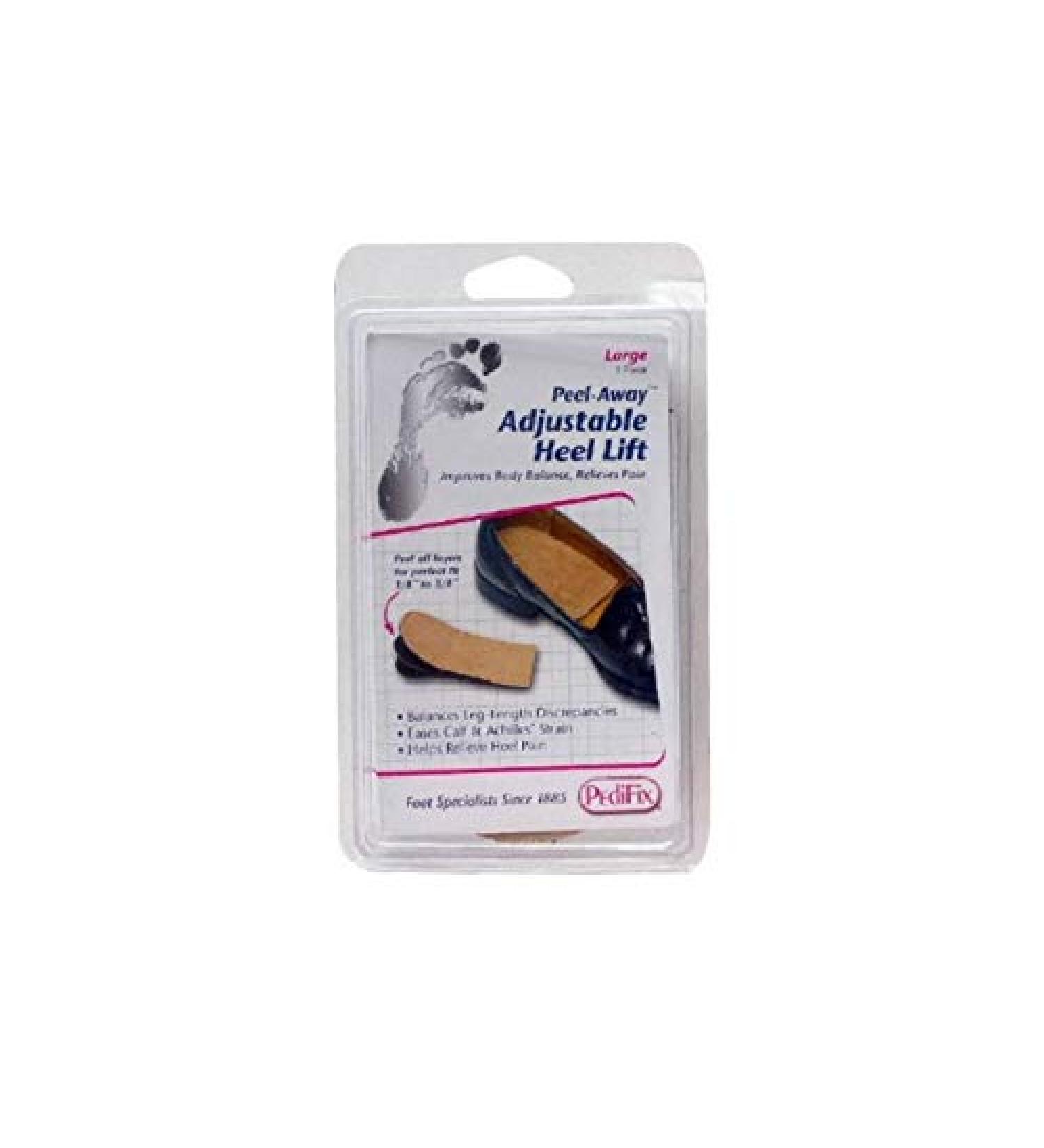 PediFix Peel-Away Adjustable Heel Lift Large 1 ea