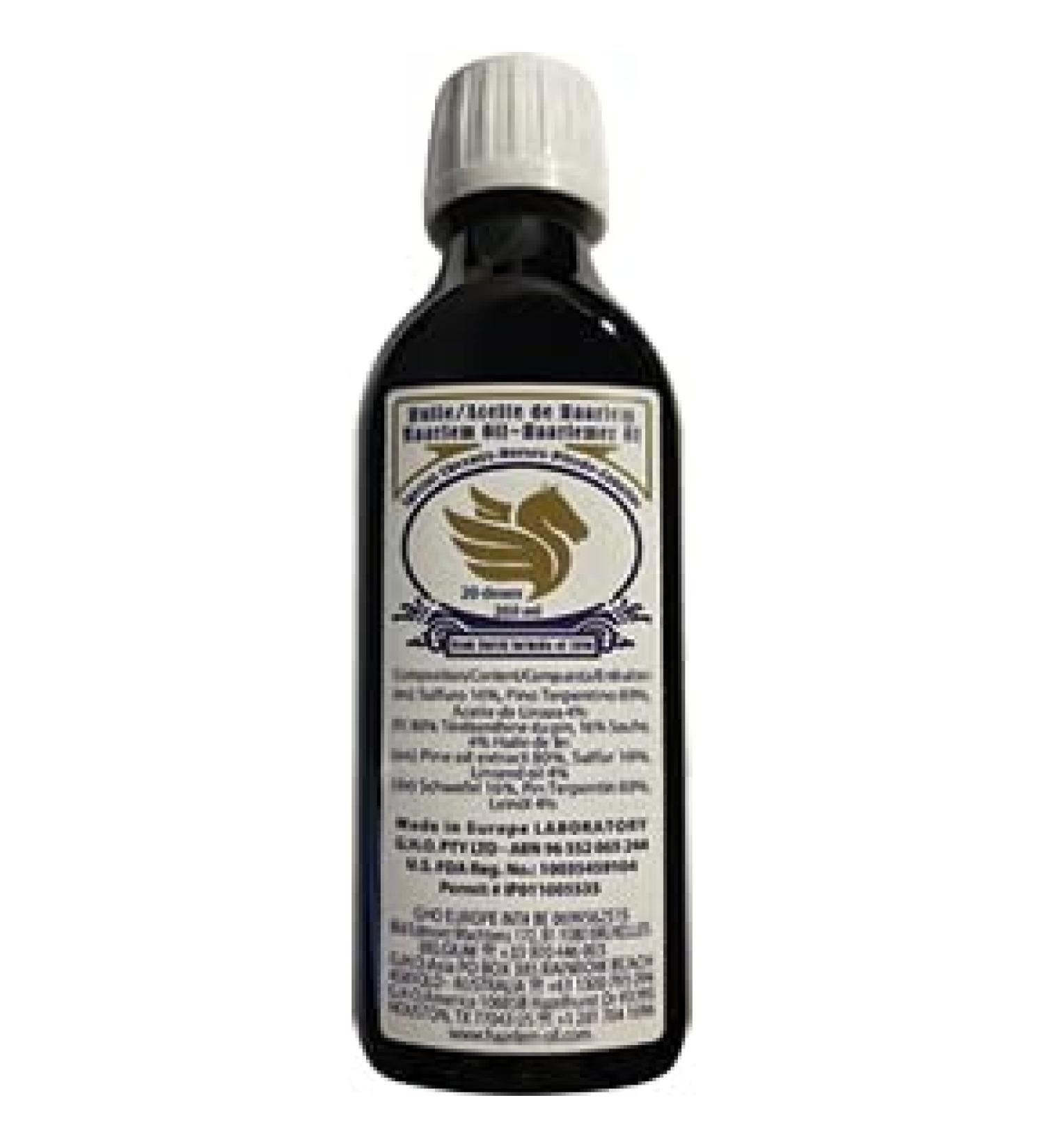 Genuine Haarlem Oil 200 ml Bottle for Horses - Buy Online on GoSupps.com