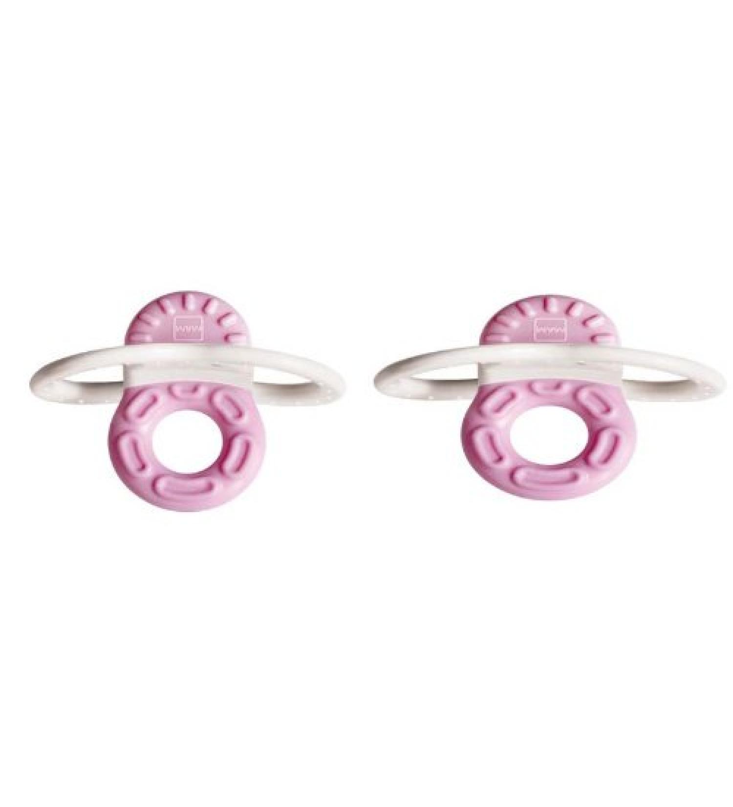 MAM Bite & Relax teething ring from 2 months pink 2 pieces