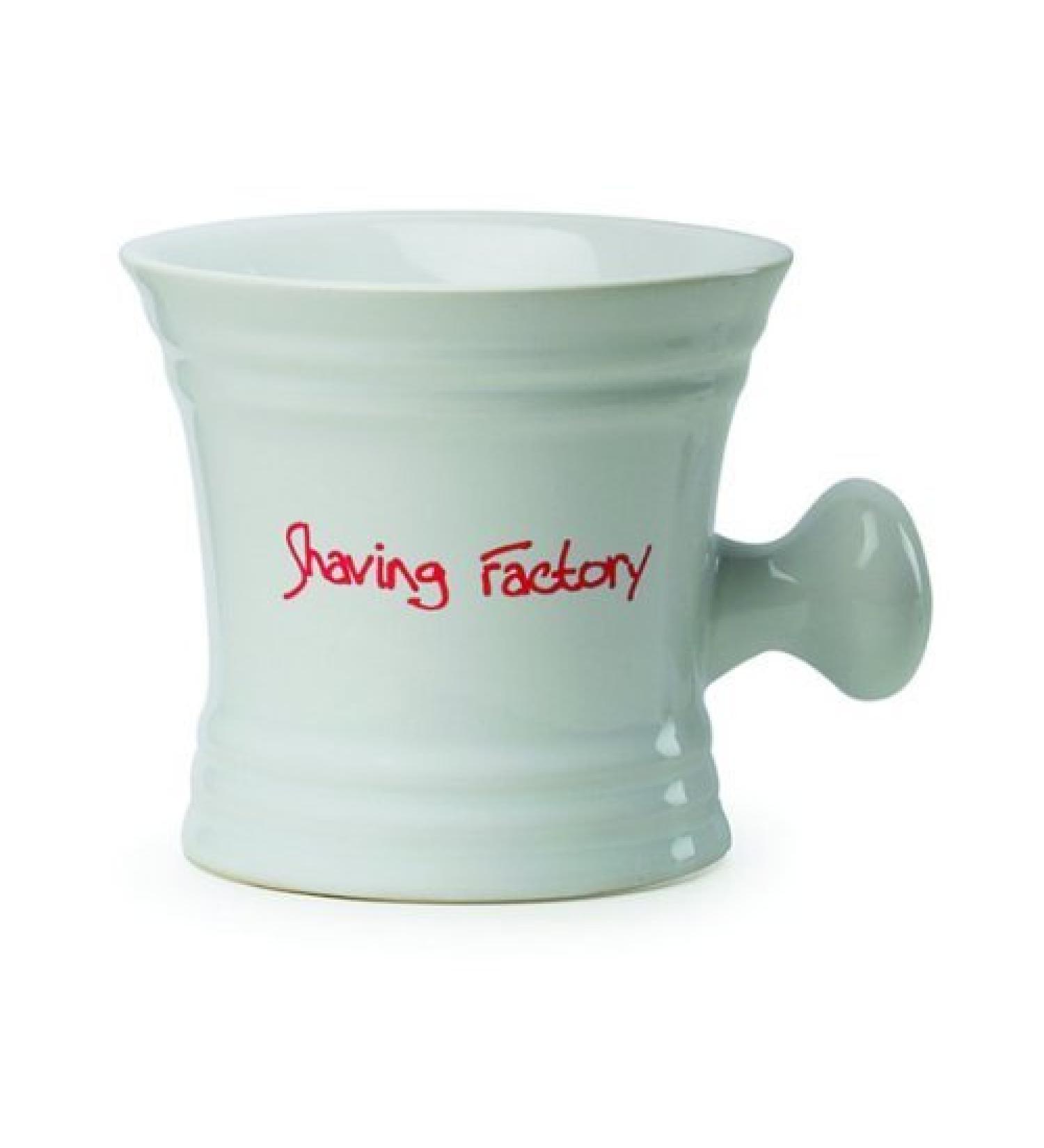 Shaving Factory White Shaving Mug