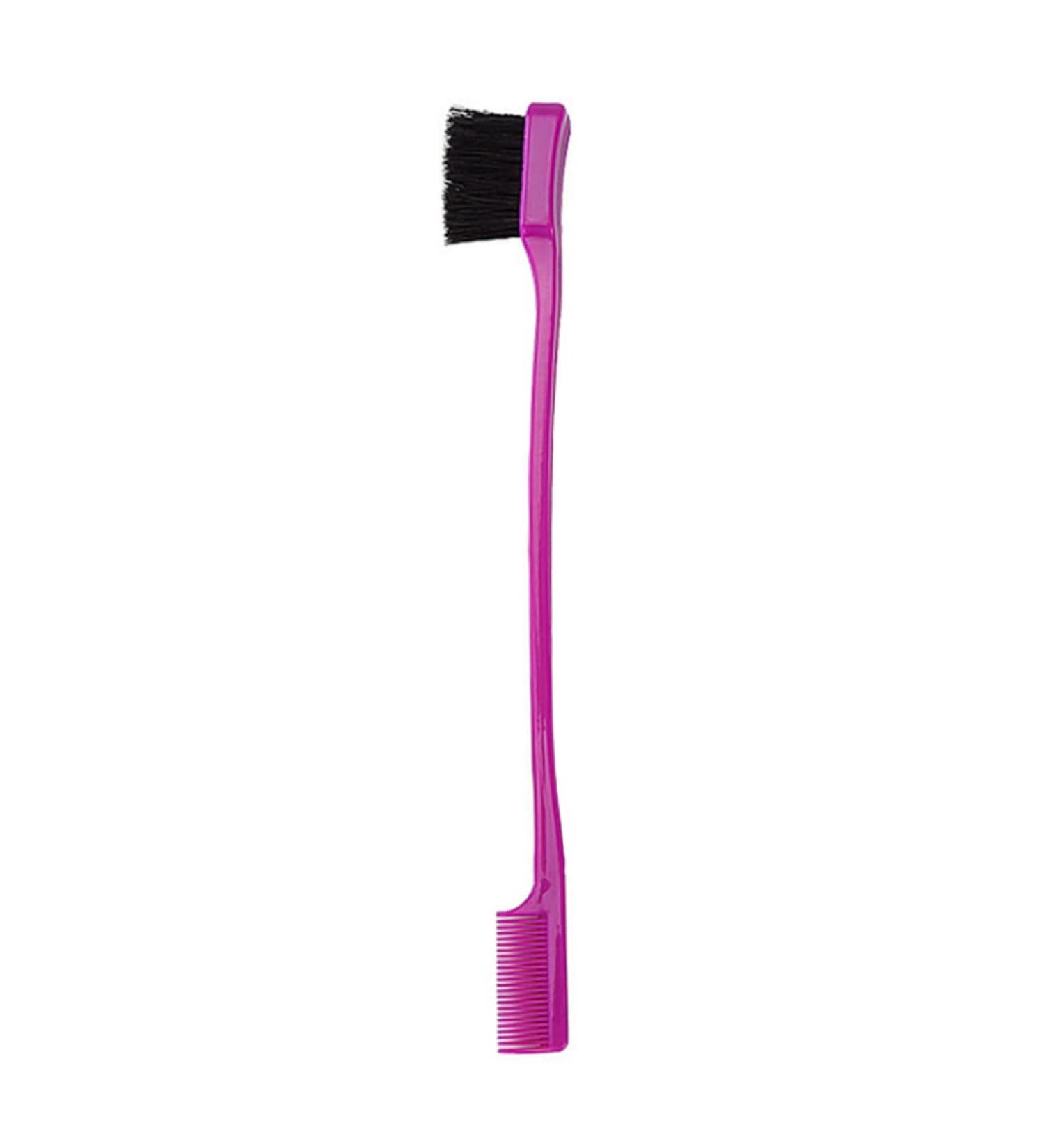 Multifunctional Eyebrow & Hair Edge Brush - Double Head Makeup Tool for Precision Styling - Buy Online on GoSupps.com