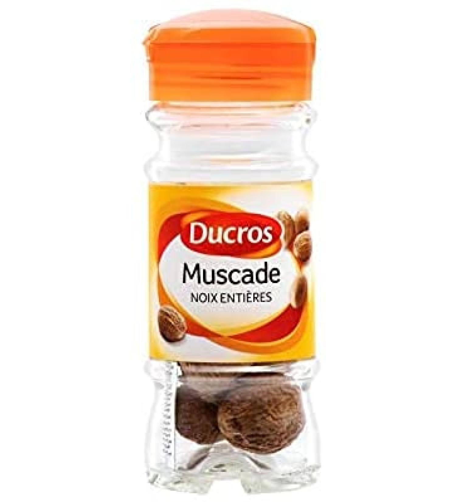 Ducros Nutmeg Whole Nuts 18 g Pack of 2 - Buy Online on GoSupps.com