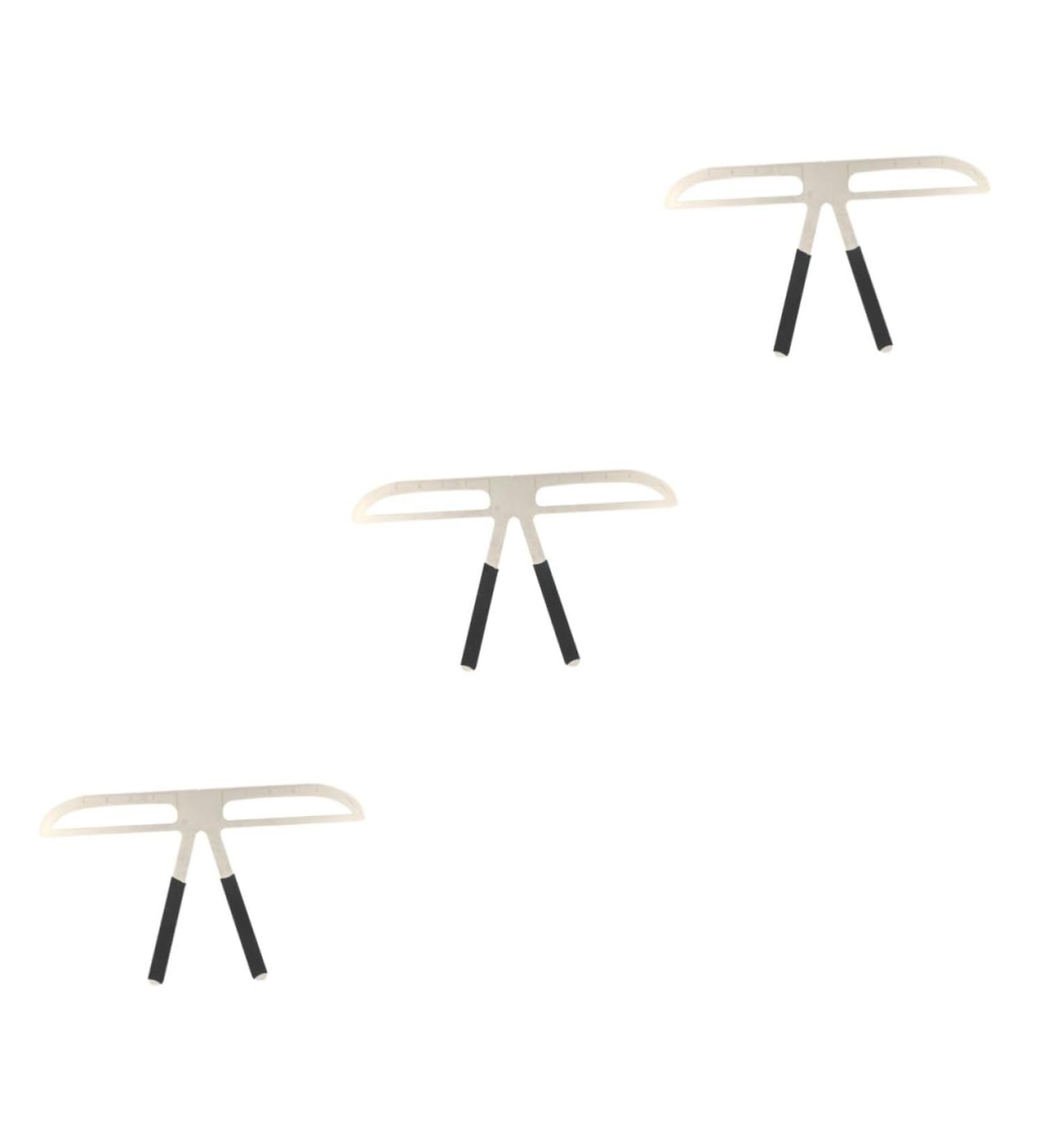 FOMIYES 3pcs Eyebrow Template Stencils Molds Kits T Tool Eyebrow Drawing Tool Ruler Extend Balance 1 count (Pack of 1) As Shownx3pcs - Buy Online on GoSupps.com