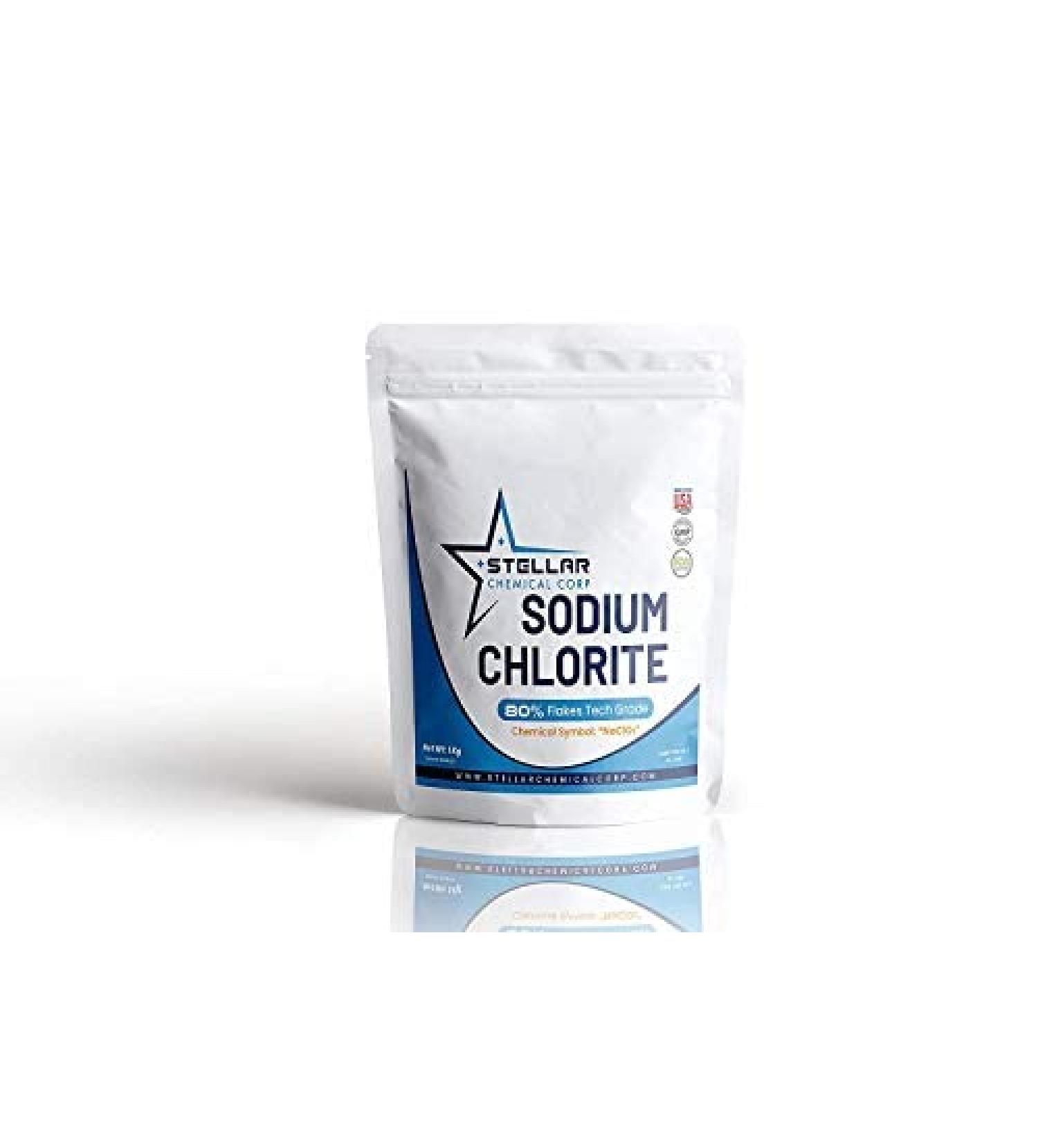 Stellar Chemical ~ Sodium Chlorite  80% Flakes  Tech Grade ~ 300 Grams - Buy Online on GoSupps.com