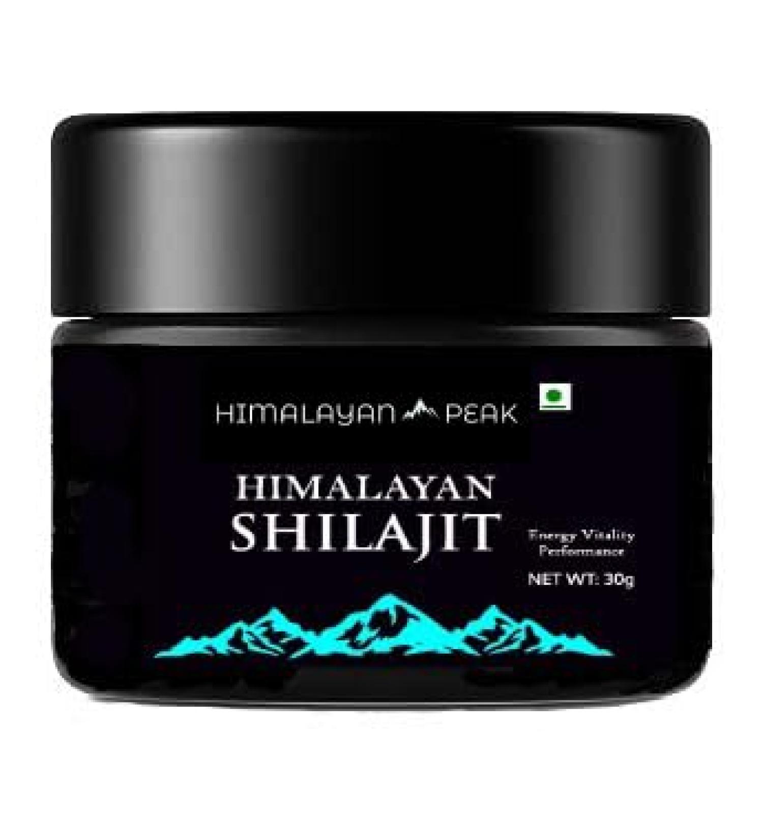 Himalayan Peak Shilajit Gold Standard 30g - 100% Pure & Natural Food Supplement - Buy Online on GoSupps.com