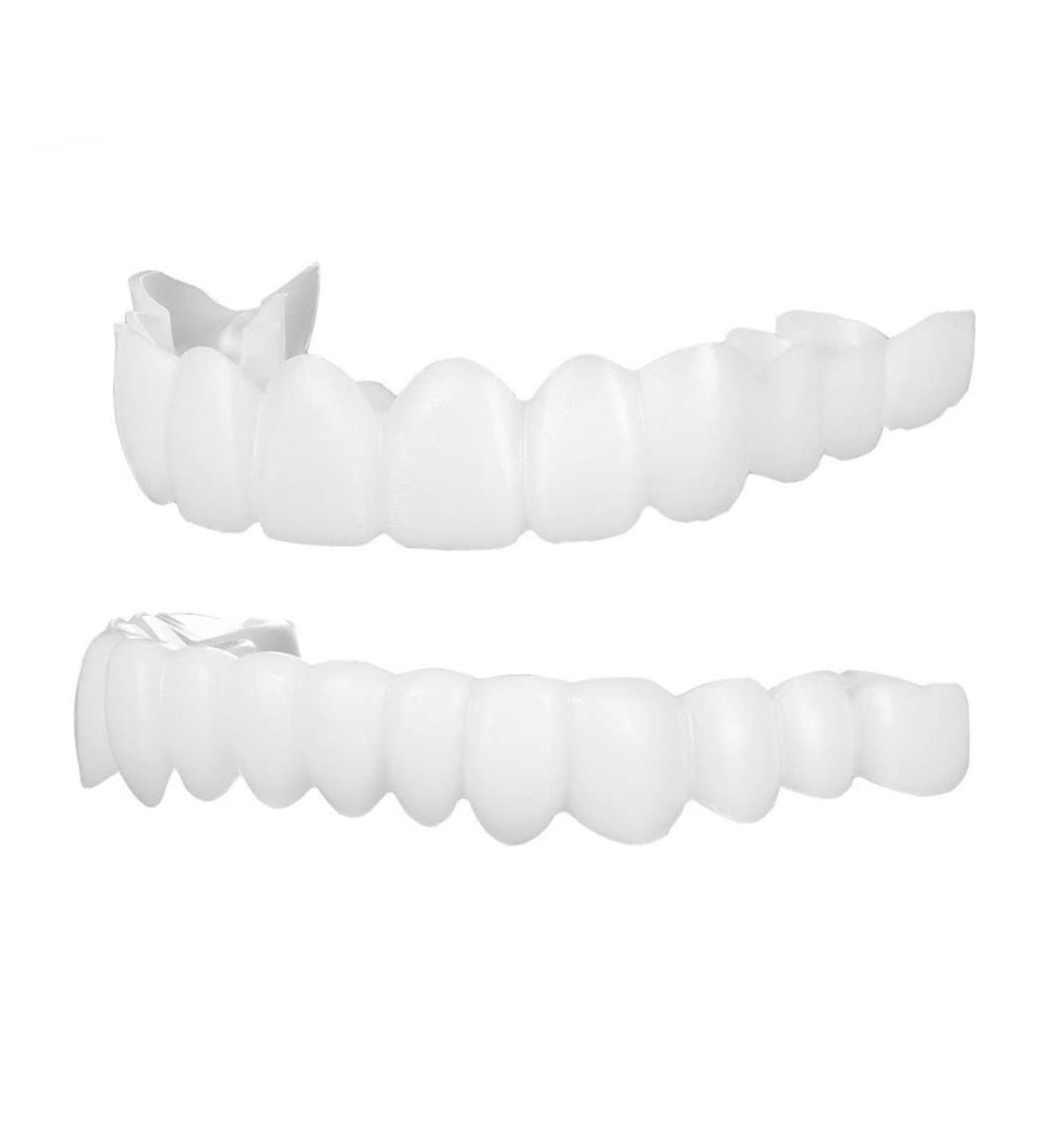 2 Paires Proth ses Dentaires Facette Dentaire Haut Et Bas pour Hommes Femmes Dentier Sourire Parfait pour Les Patients Souffrant De Perte De La Dents Manquantes - Buy Online on GoSupps.com