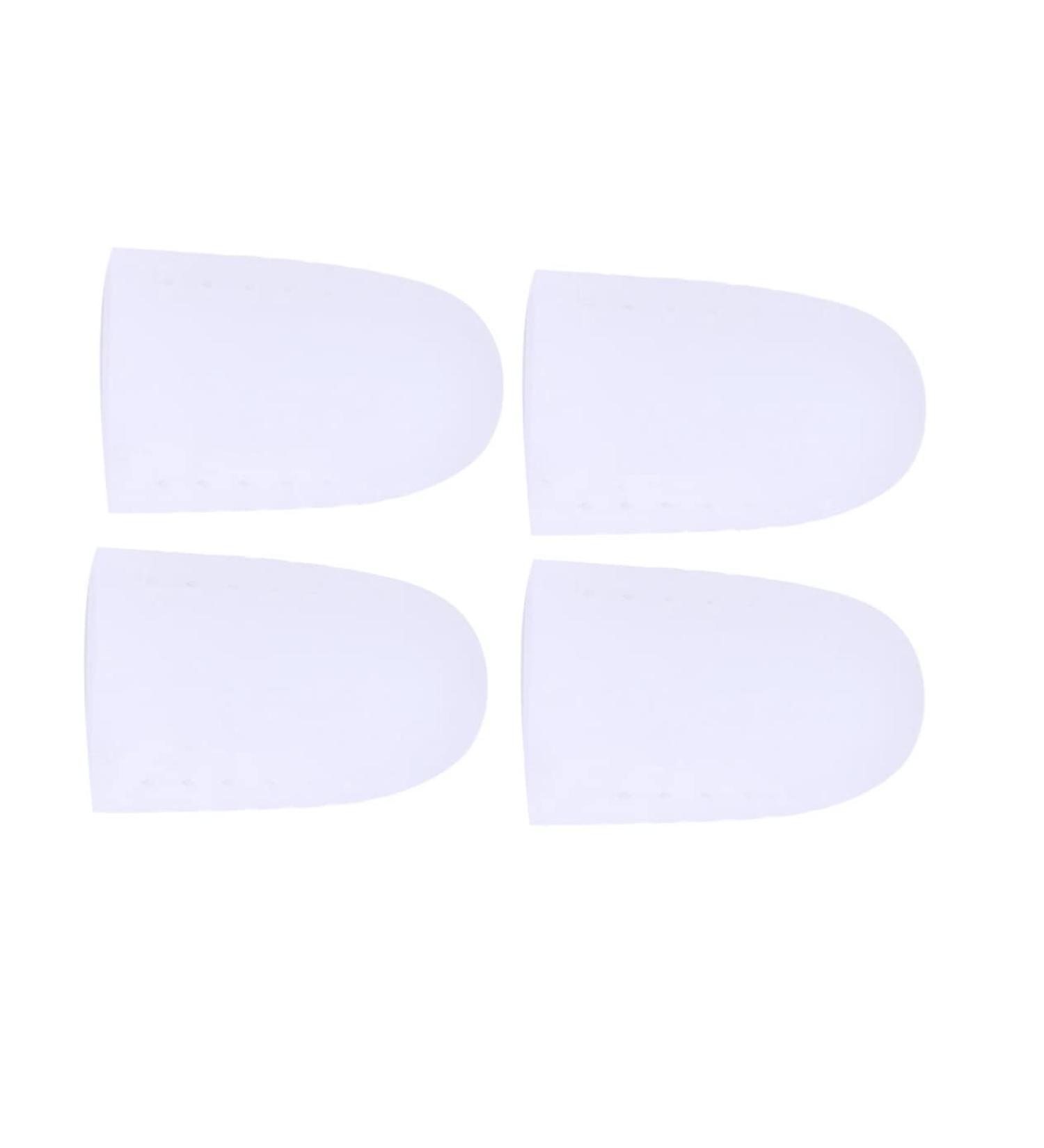 HEALEEP 2 Pair Silicone Toe Protectors - Toe Cushion Tubes for High Heels - Thumb Protectors - Corn White Size 2 - Buy Online on GoSupps.com