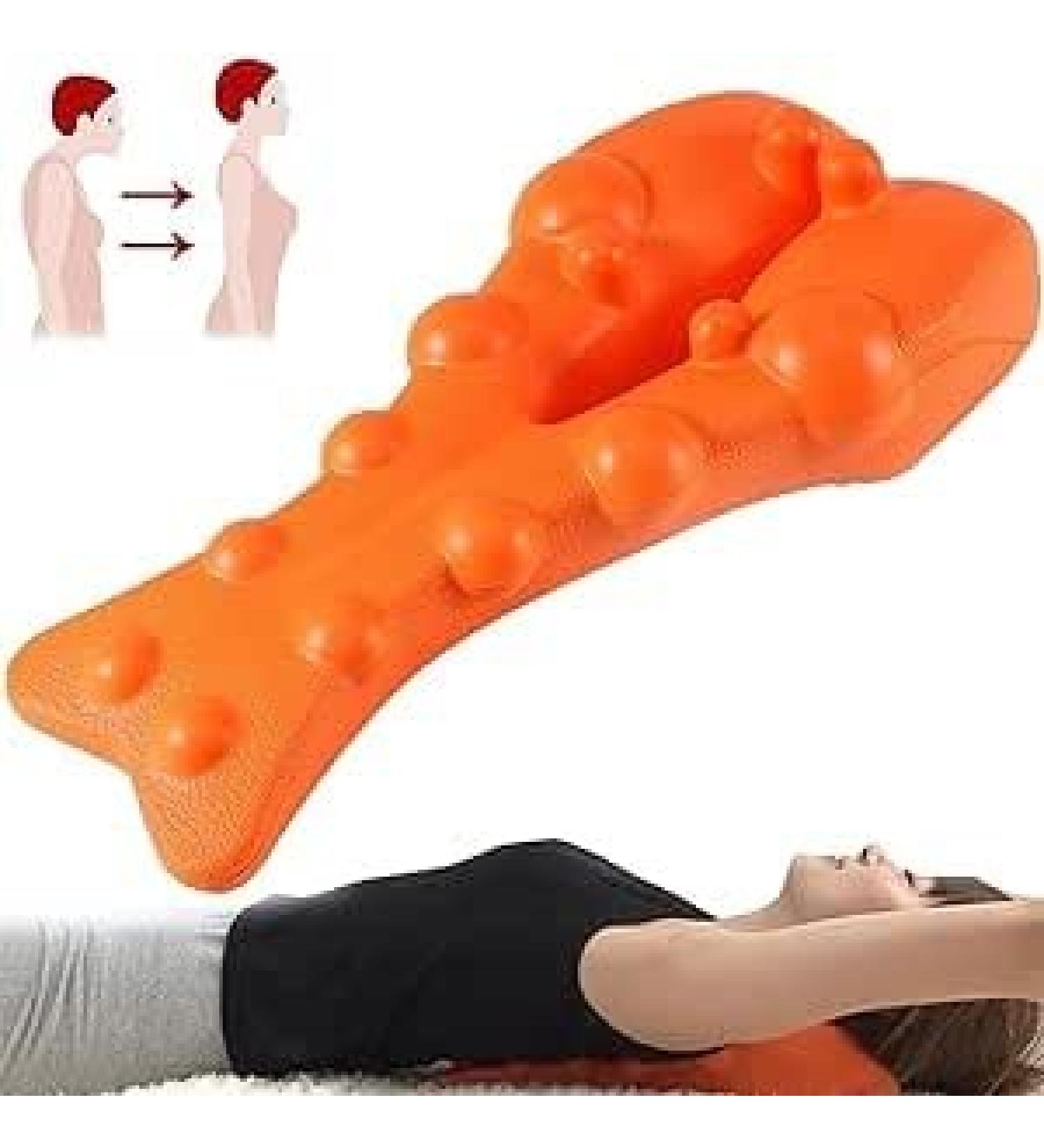 Botizr Trapezius Stretcher - Neck & Shoulder Massage Tool for Relaxation | Orange Trapezius Trigger Point Massager - Buy Online on GoSupps.com