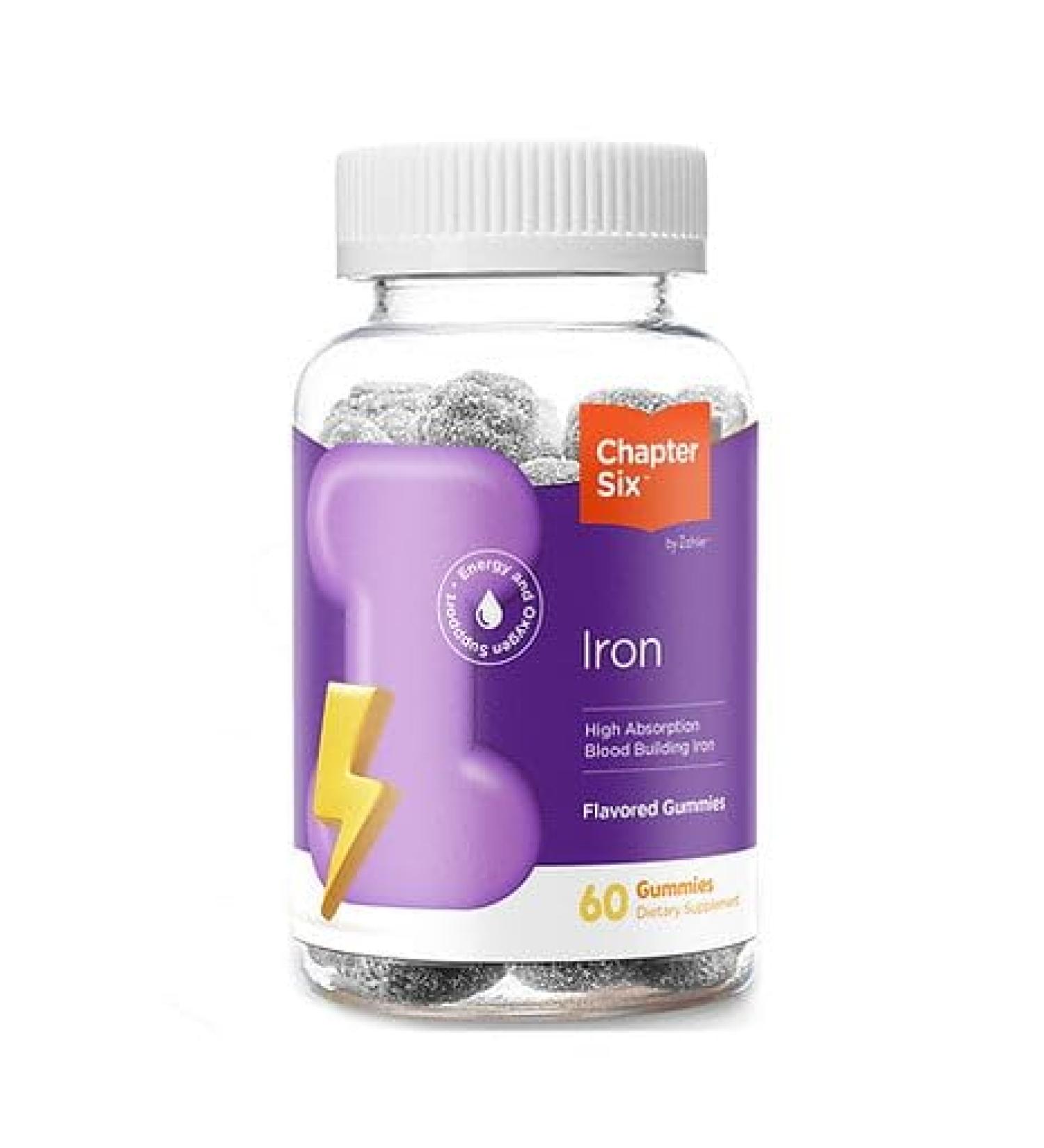 Zahler Chapter Six Iron 10 mg Gummies - 60 Count - Buy Online on GoSupps.com