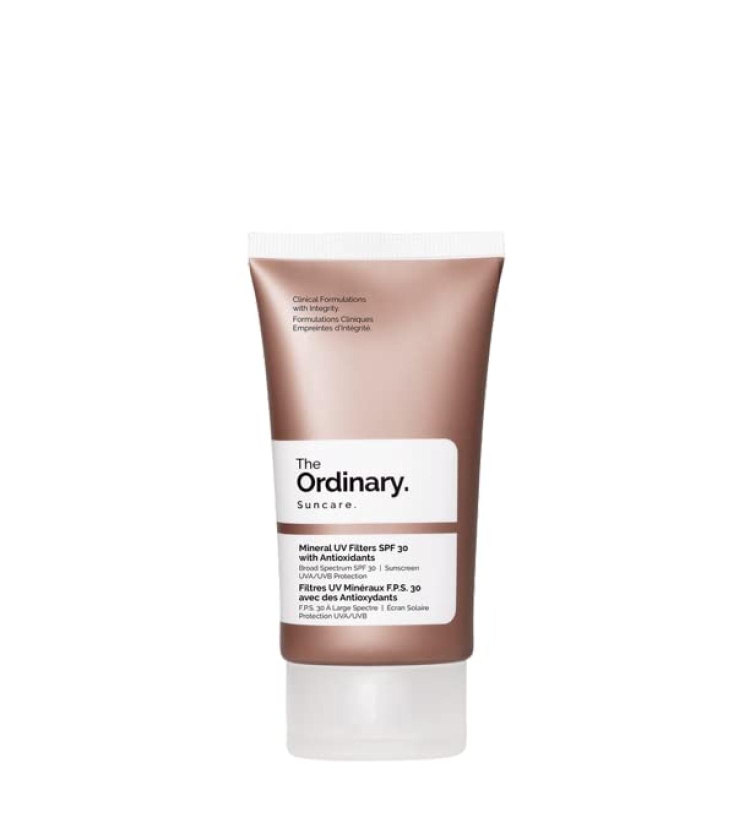 The New Ordinary Mineral UV Filters SPF 30 with Antioxidants