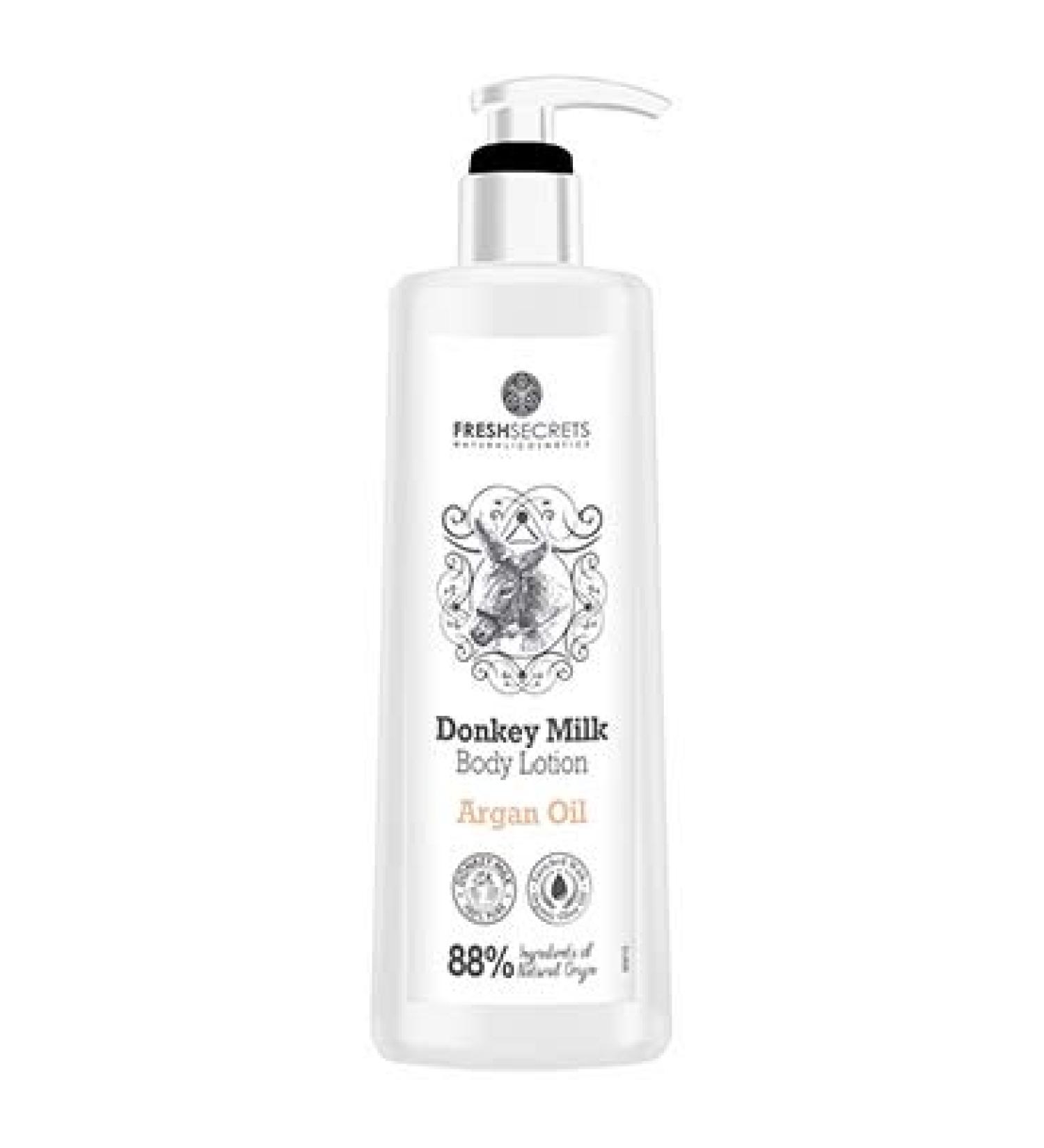 Organic donkey milk moisturizing
