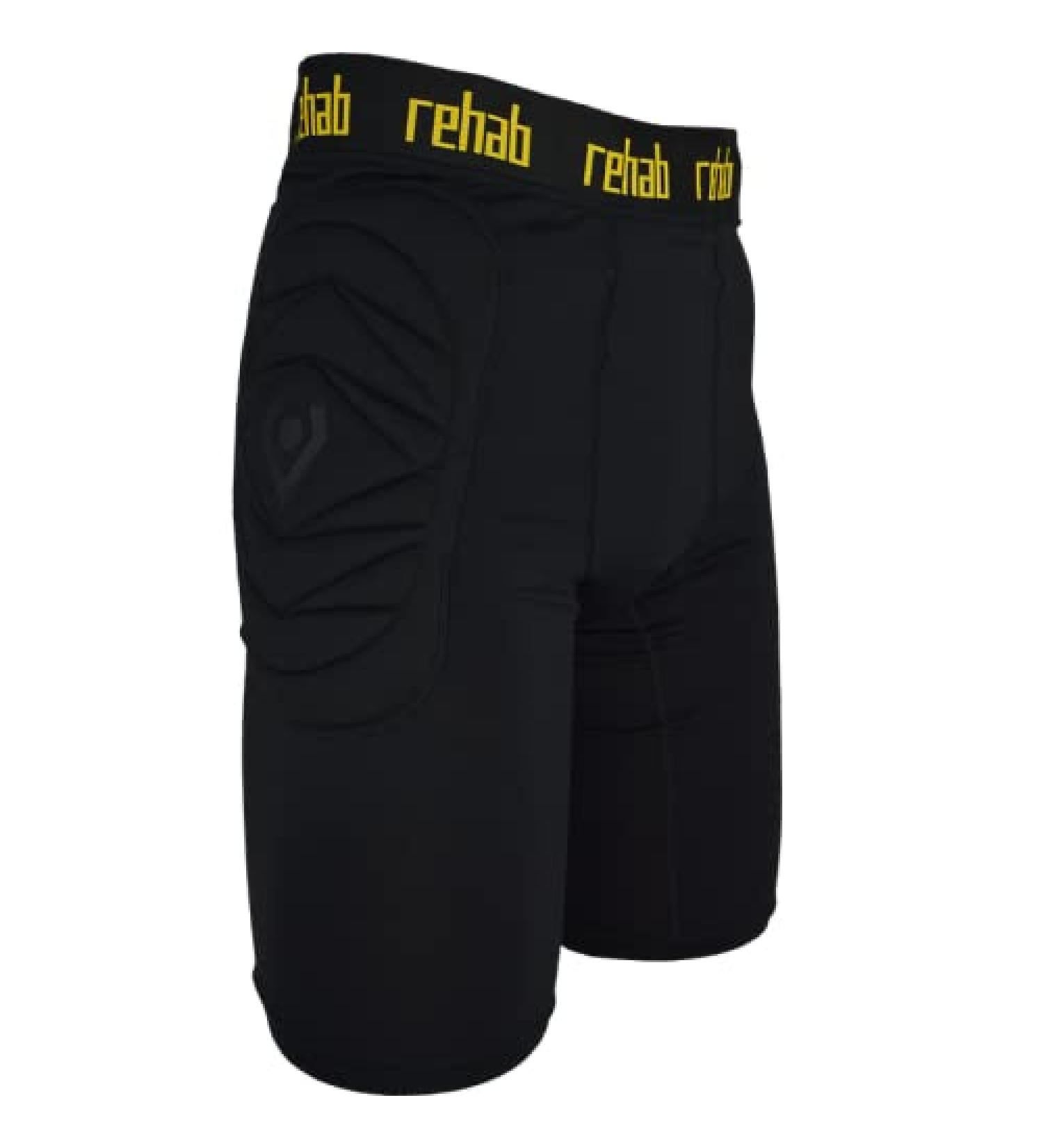 Rehab Goalkeeper Padded Underpants - Protective Shorts for Goalkeepers | Size 128-XXL | Black - Buy Online on GoSupps.com