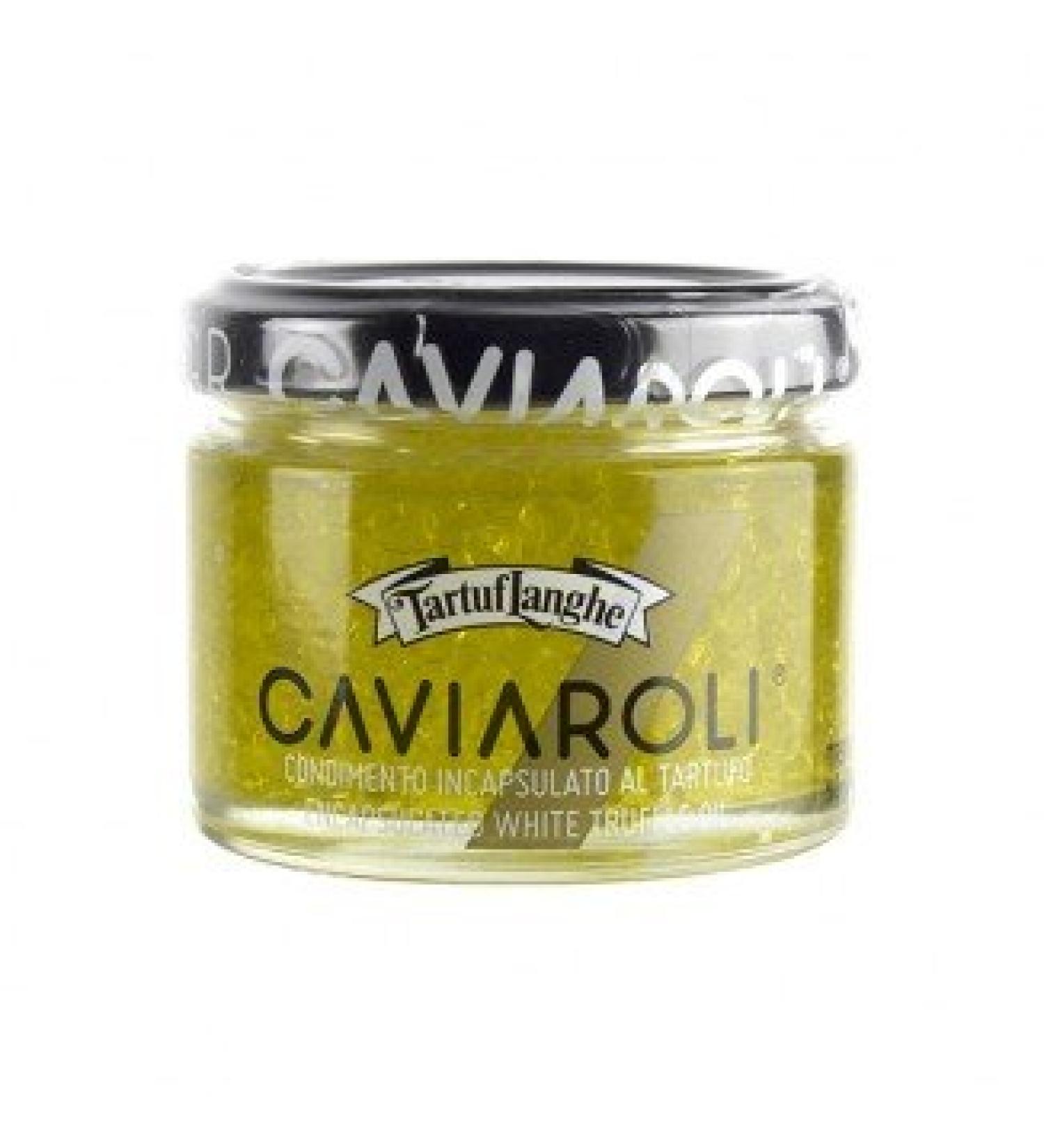 Tartuflanghe - Seasoning encapsulated with white truffle pearl oil - 6 Packs of 50g