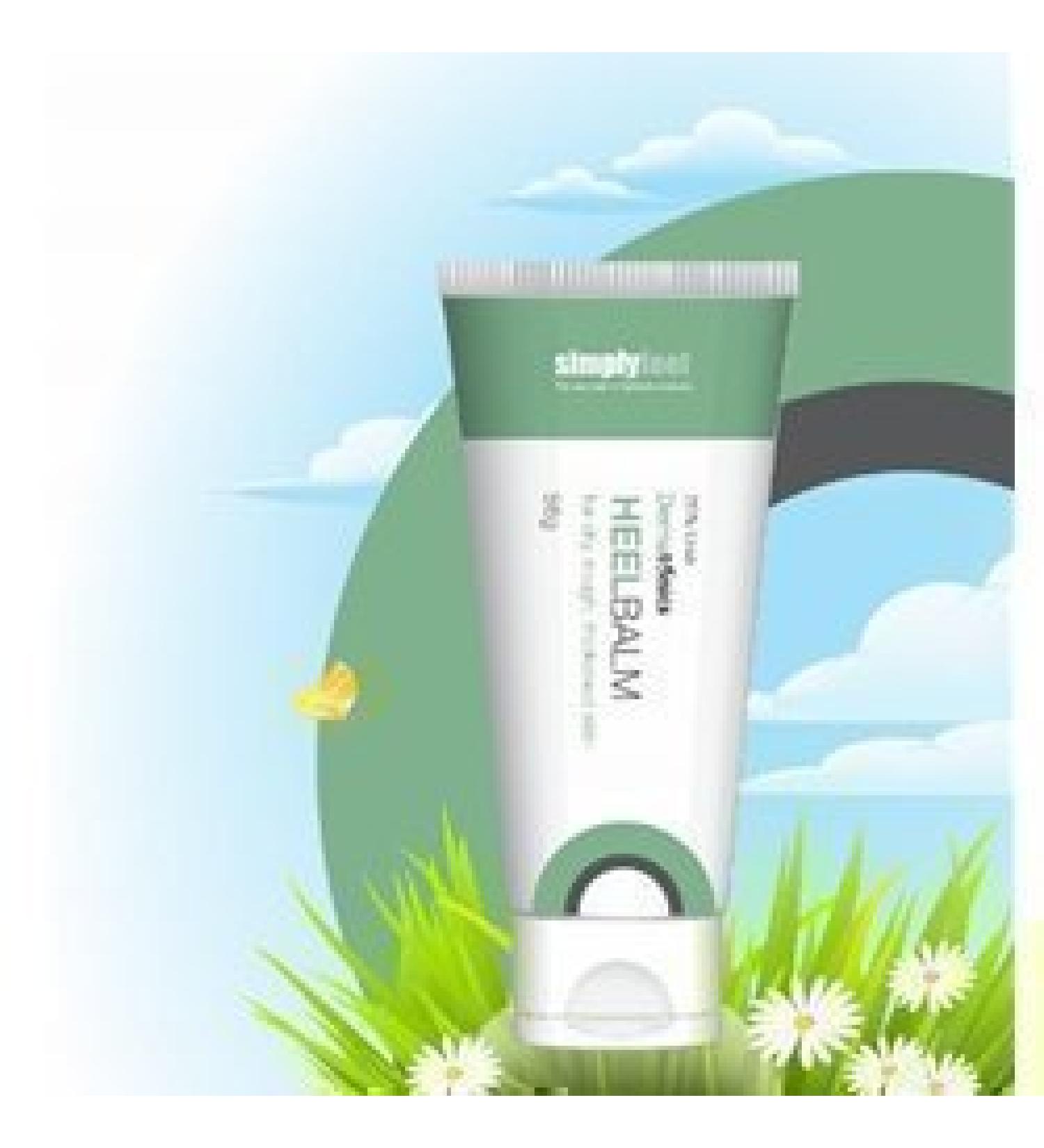 Simply Feet Heel Ballm 25 % Urea - 56g for Dry Rough Skin with Mint