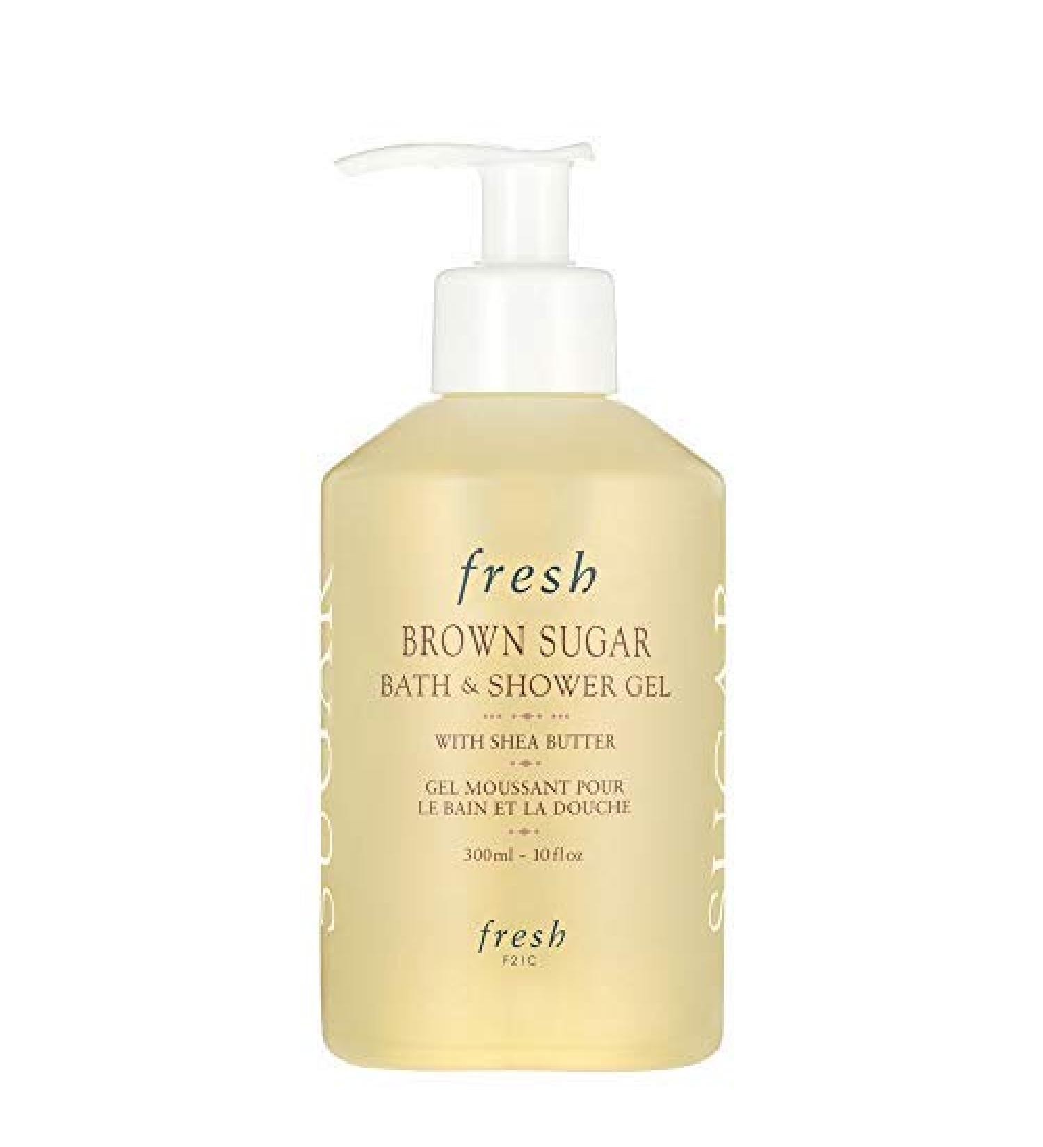 Brown Sugar Bath & Shower Gel - 10oz (300ml) | Luxurious Fresh Formula - Buy Online on GoSupps.com