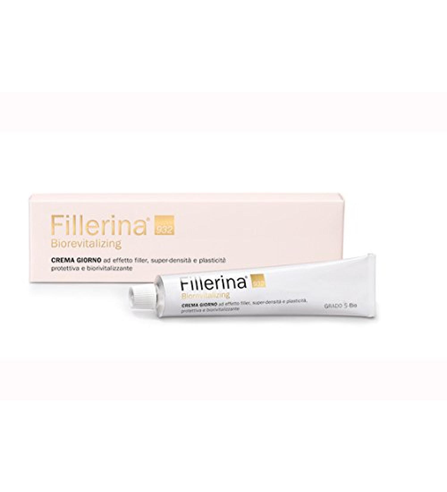 Fillerina LABO FILLERINA 932 Biorvitalizing Day Cream Filler Effect Anti-aging Cream Grade 5 Organic 50 ml