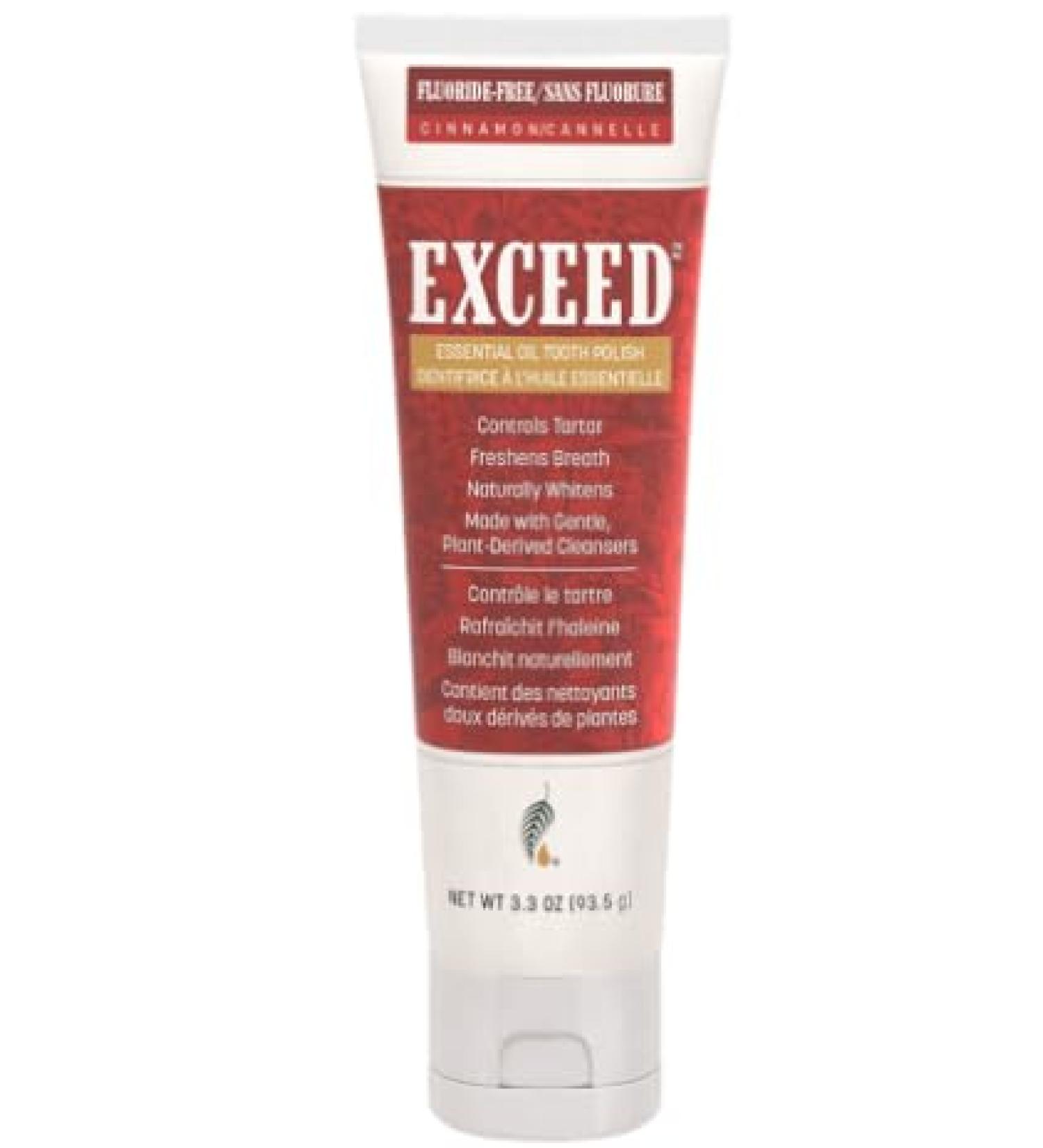 Melaleuca Exceed Essential Oils Toothpaste Cinnamon Fluoride-Free Formula 3.8 oz (Tooth Polish)