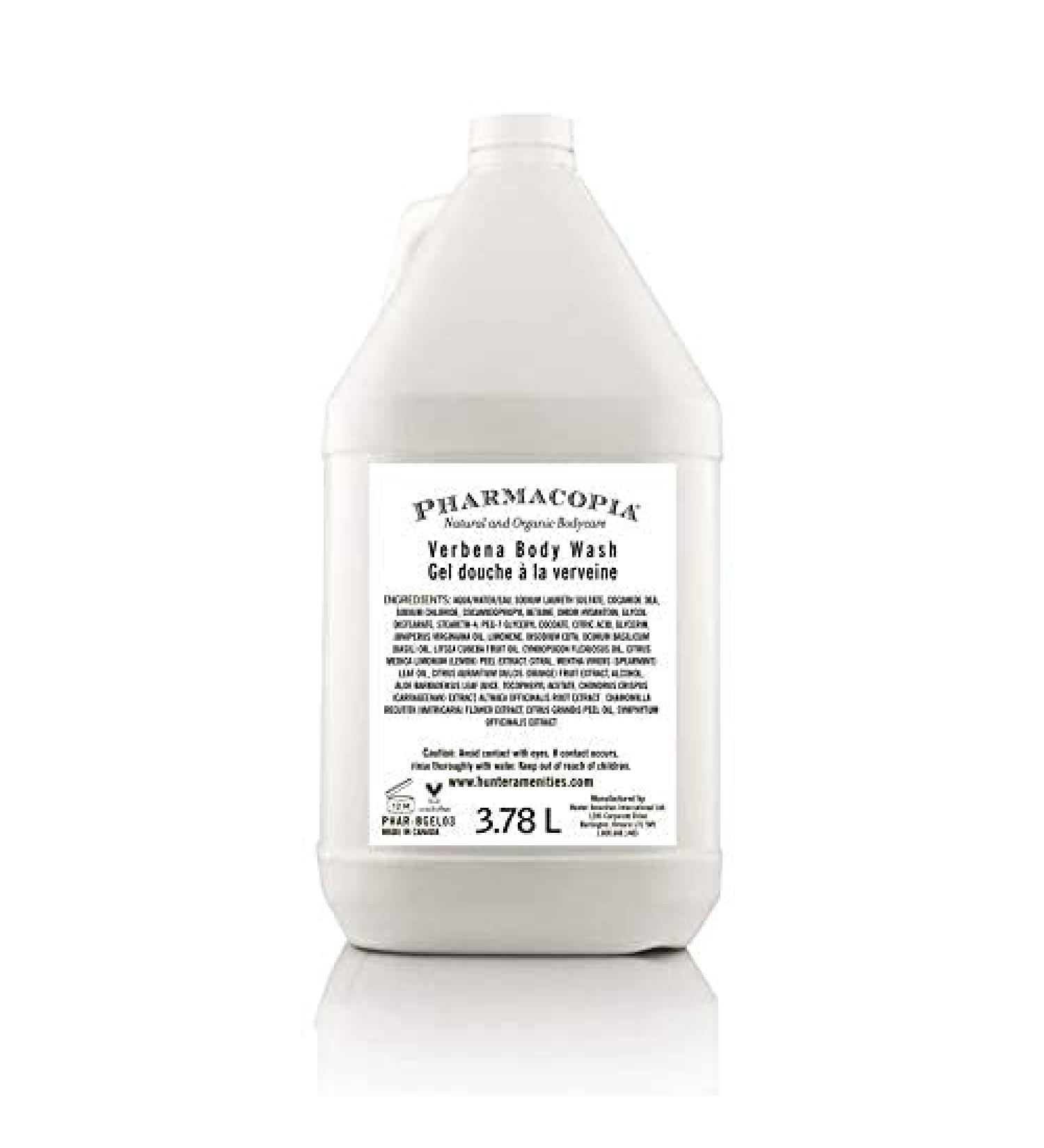 Pharmacopia Natural Organic Shower Gel Body Wash - 1 Gallon