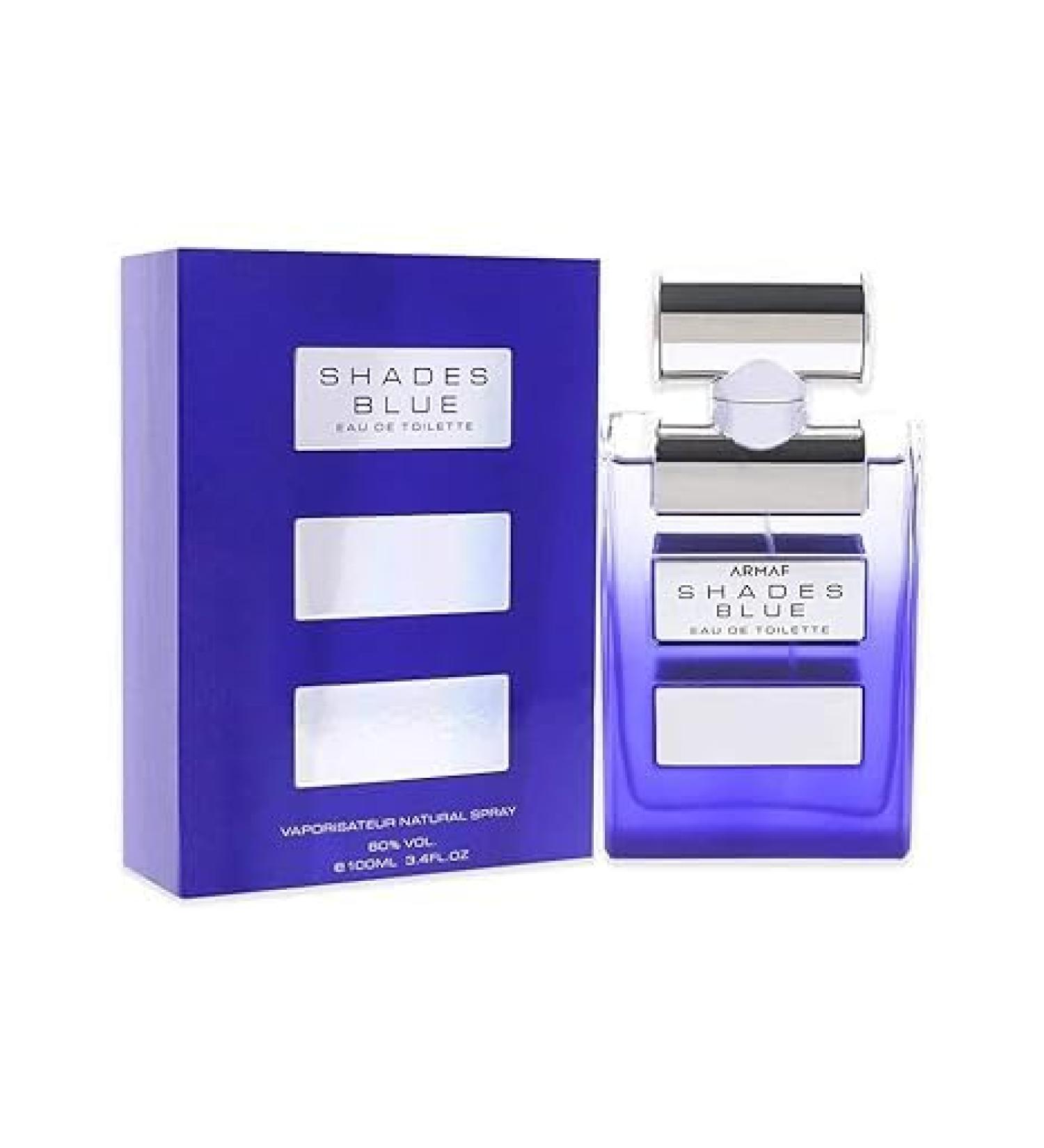 Shades Blue Eau De Toilette Parfum Perfume For Men Spary 100ML-3.4Floz Men Premium Imported Fragrances of Spray Scent For Men