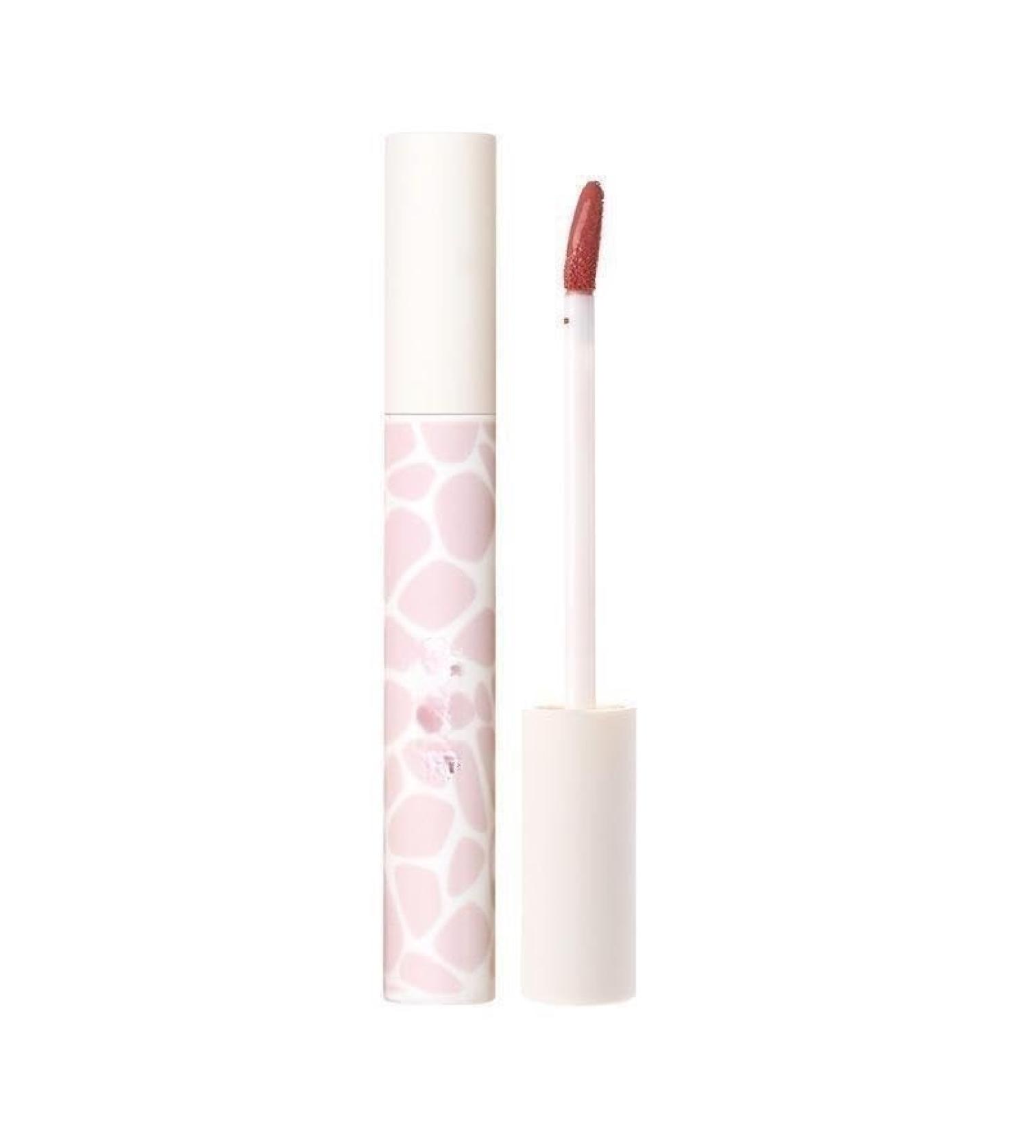 BADALO Velvet Mist Water Mist Lip Mud Soft Silky Matte Matte Vegan White NonStick Lip Gloss Lip Glaze Lipstick Color 202chestnut red brown
