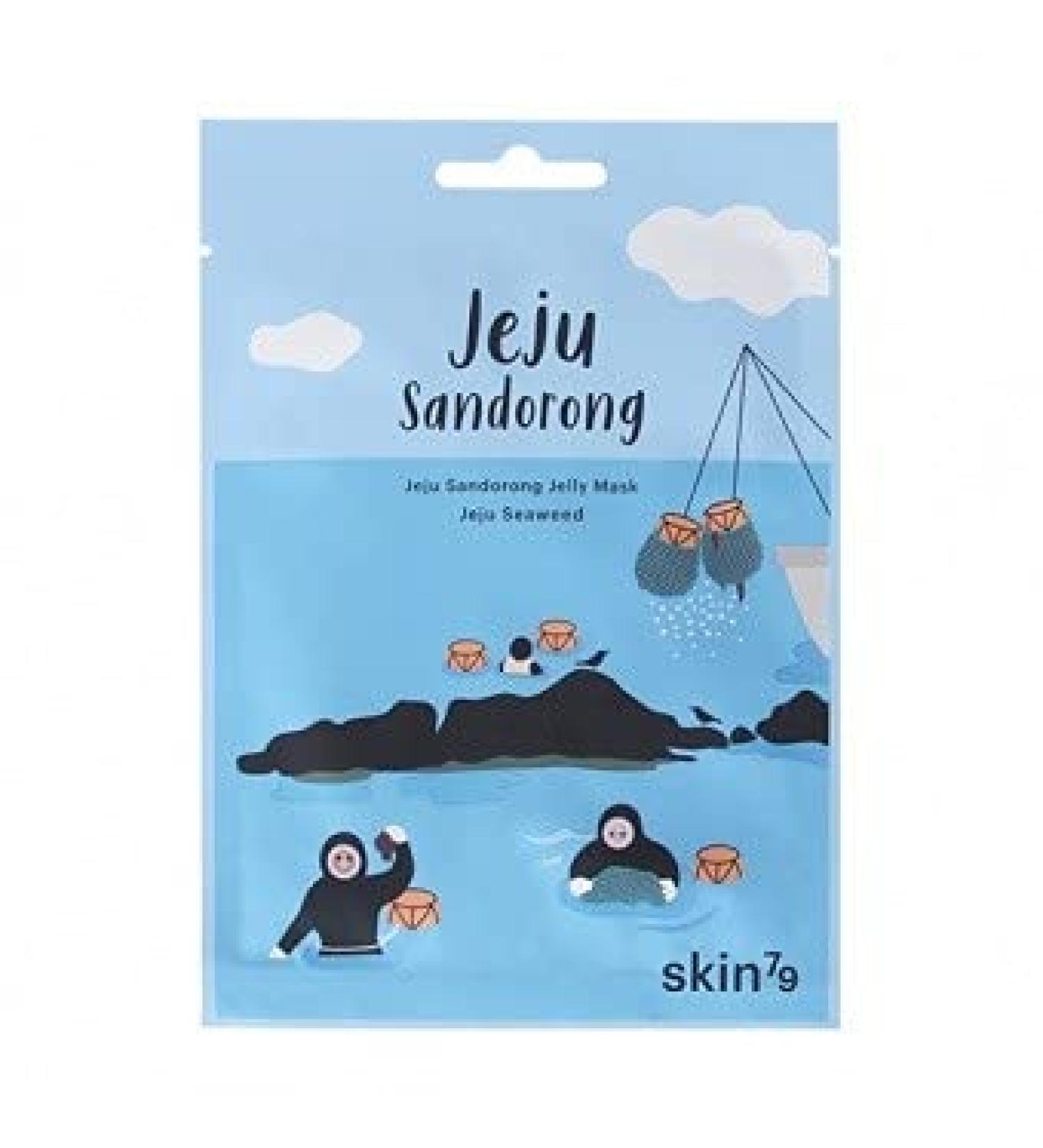 SKIN79 Jeju Seaweed Gel Sheet Mask - Rejuvenating Jelly Mask for All Skin Types | 33 ml - Buy Online on GoSupps.com