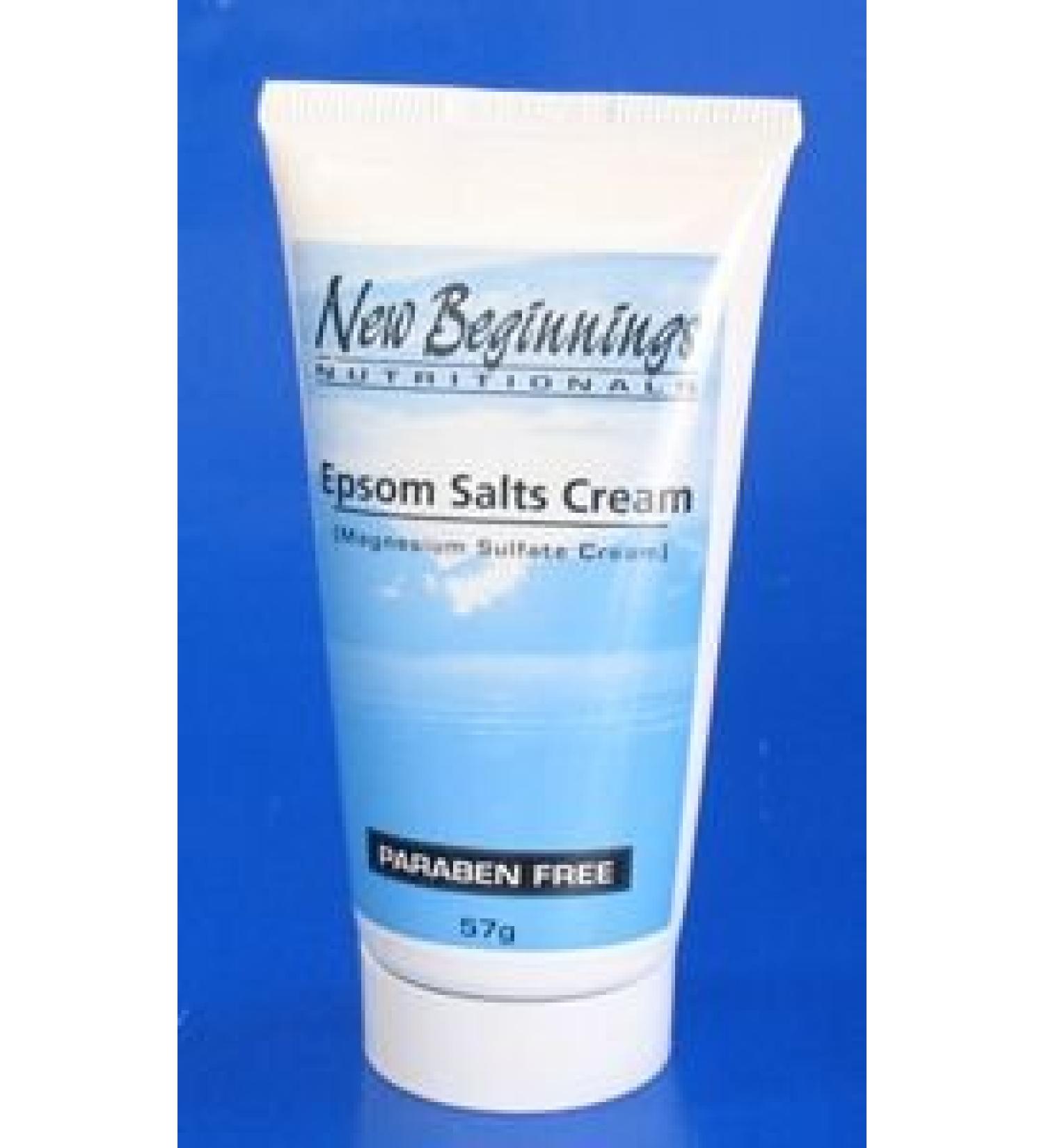 Epsom Salt Cream - 57 Grams (2oz) - Buy Online on GoSupps.com