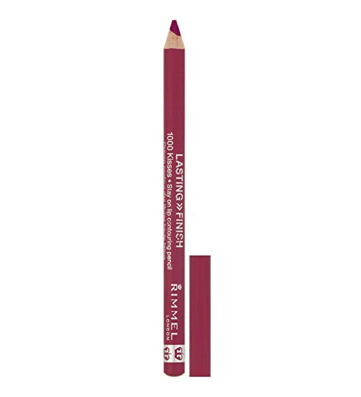 Rimmel London 1000 Kisses Lip Contouring Pencil 004 Indian Pink - Long-Lasting Color - Buy Online on GoSupps.com