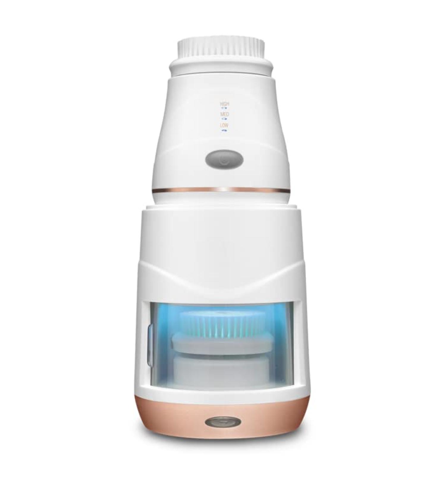 True Glow by Conair Sonic Facial Brush with UV Base - Advanced Skincare Tool - Buy Online on GoSupps.com