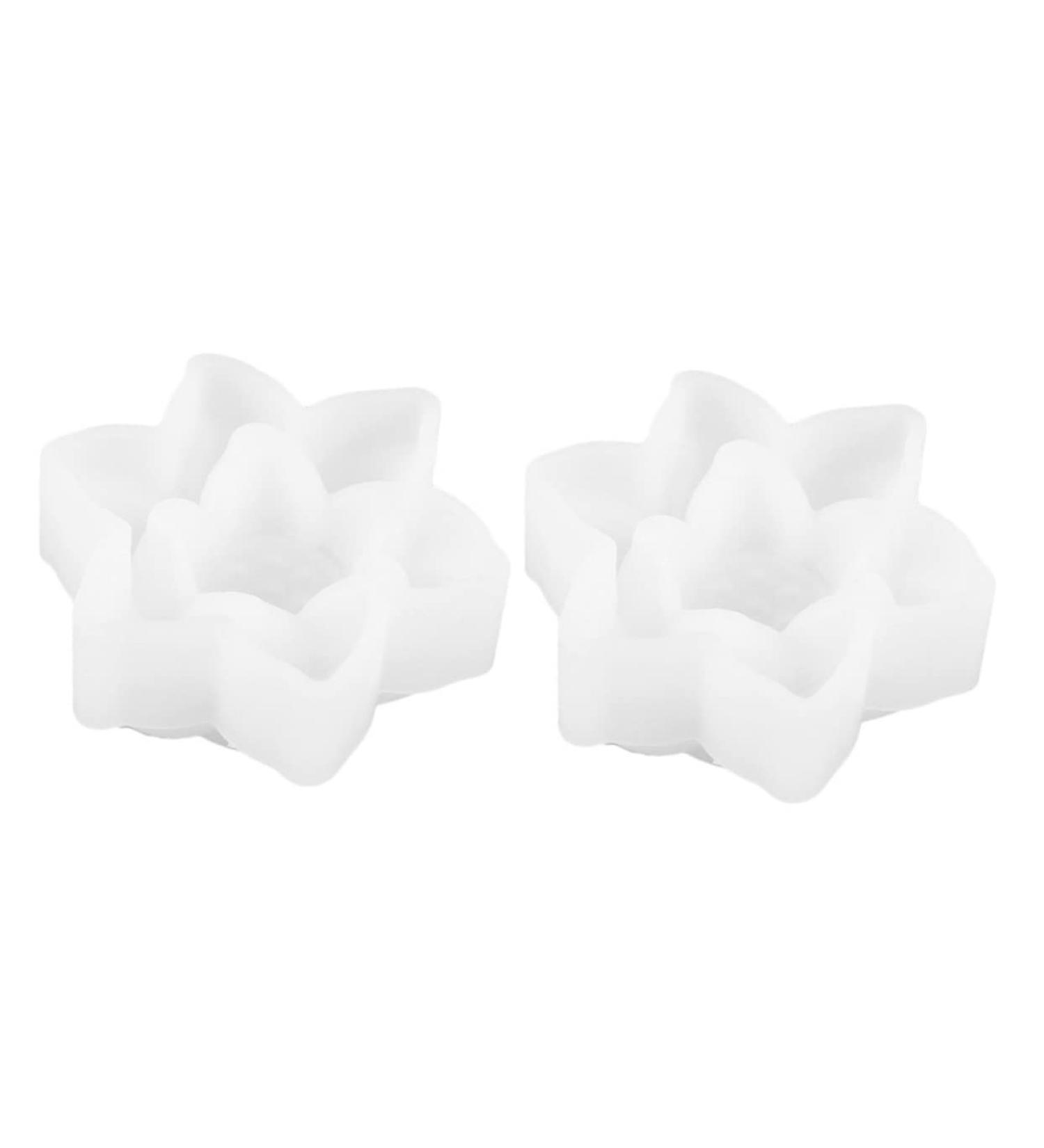 2 Pcs Silicone Mold Crystal Epoxy Silica Gel Decorations White - Buy Online on GoSupps.com