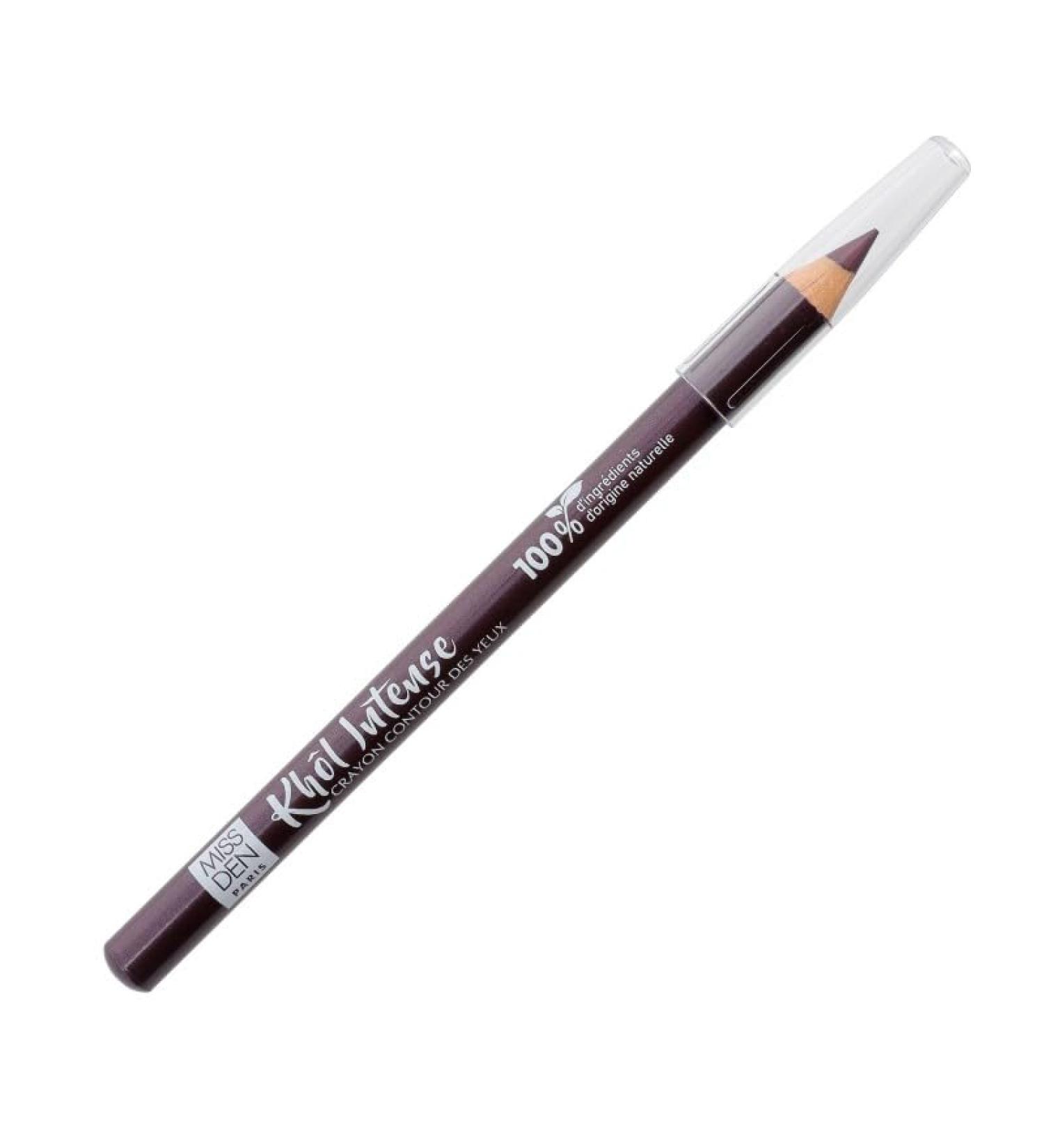 Miss Den Intense Kohl Pencil - Internal and External Contour of the Eye - 100% Natural Ingredients - Shade 414 Plum - Buy Online on GoSupps.com