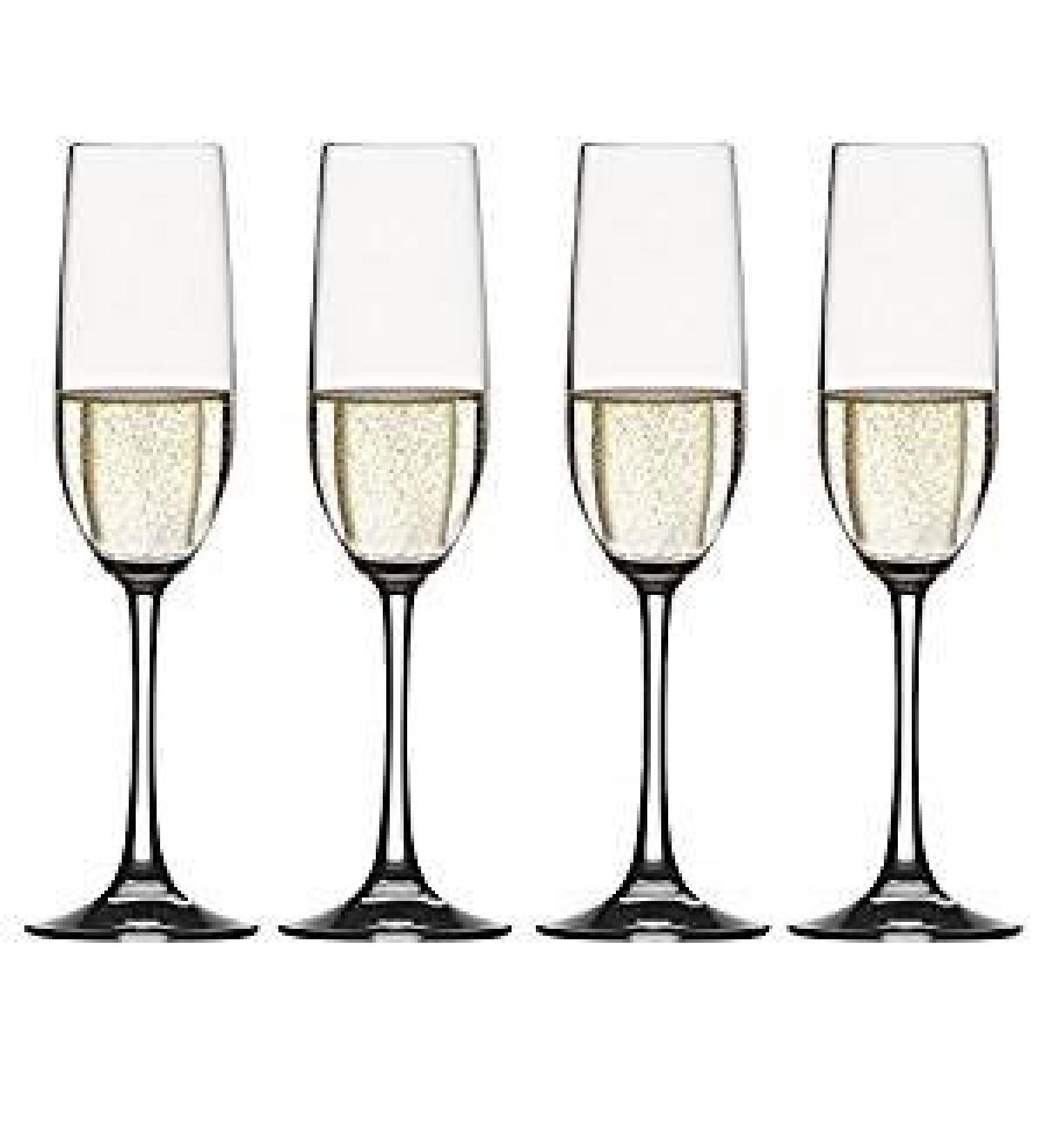  EKM Living Spiegelau value set 2 x 4 glassespieces champagne flute 45107 Vino Grande 4510275 and free 1 x Trinitae body care product - Buy Online on GoSupps.com
