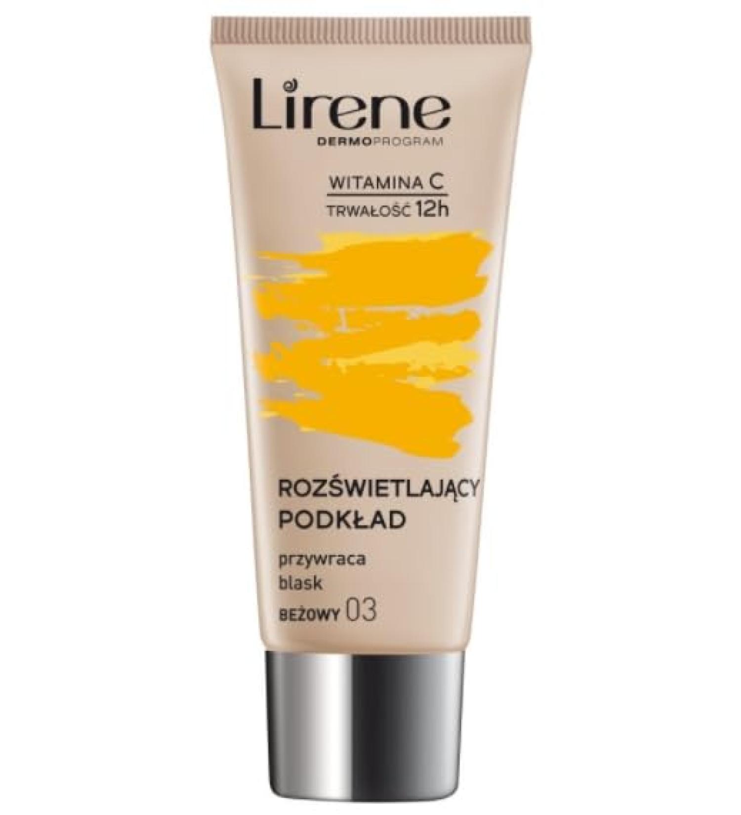 Lirene Illuminating Fluid 03 Beige with Vitamin Duo C 30 ml Valid in the long term
