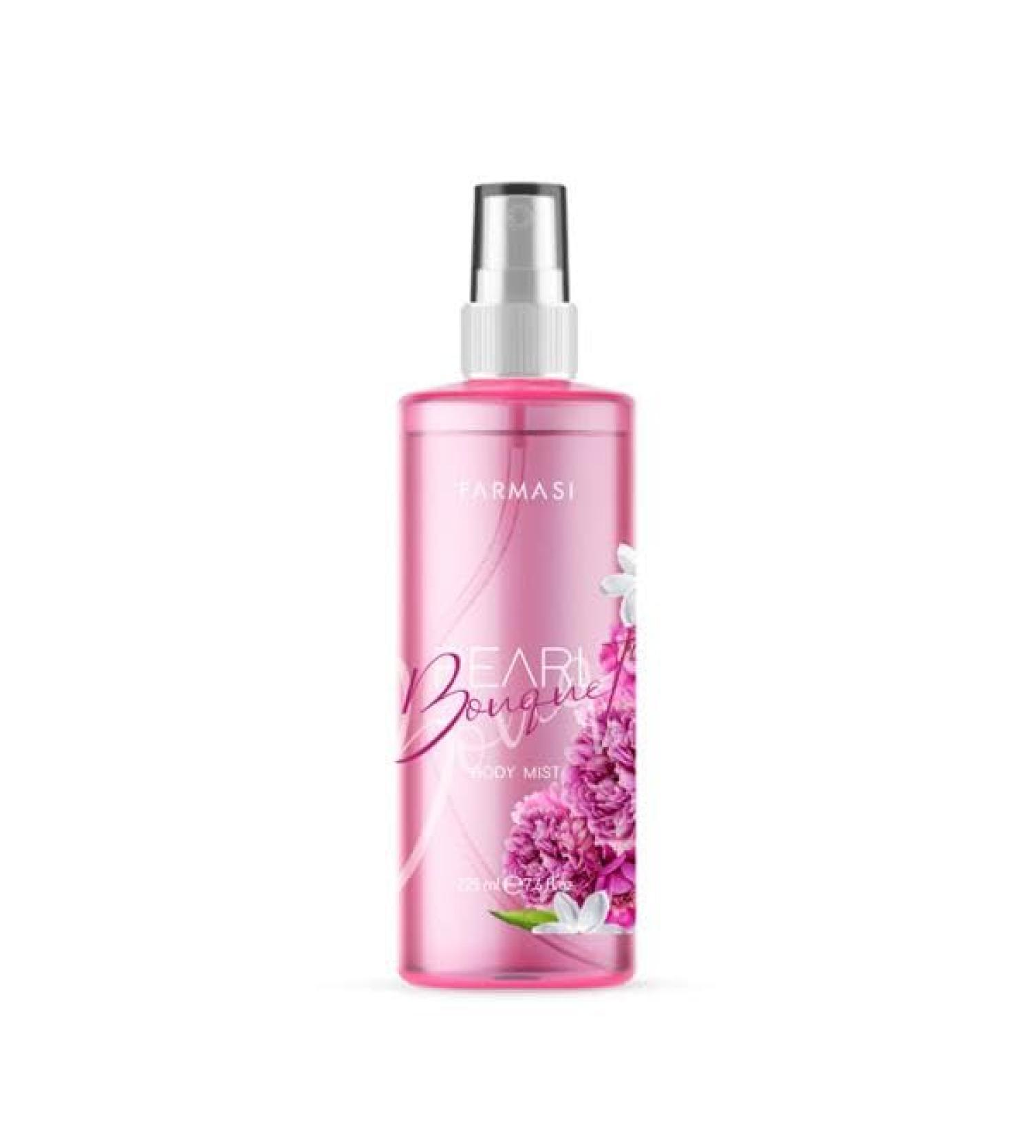 FARMASI Perfumed Body Spray Bouquet Of Pearls - Refreshing Scent Floral Aroma Elegant Fragrance Long-Lasting Easy Application Skin-Friendly Versatile Use Personal care