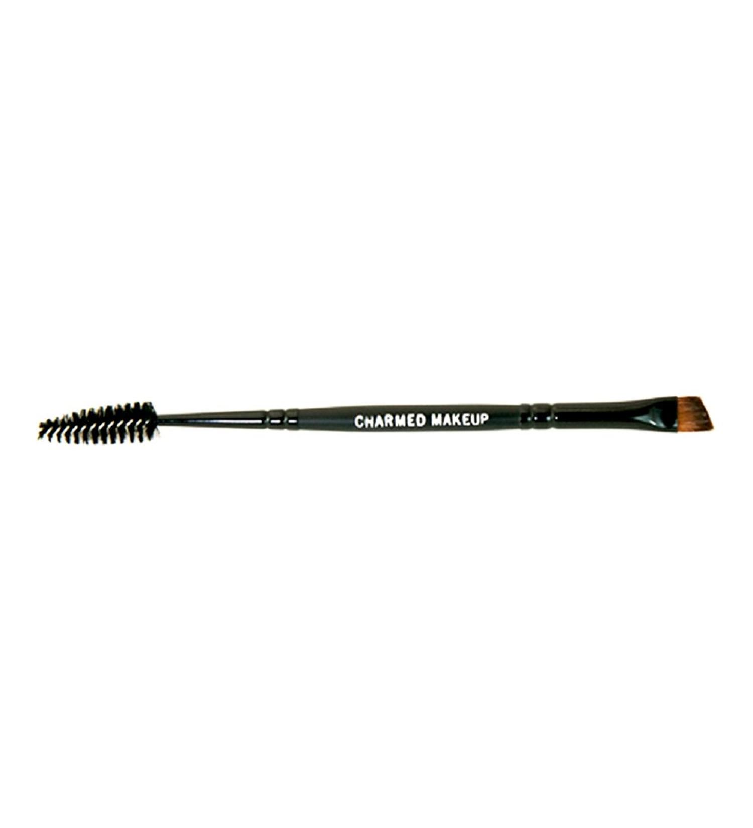 Duo Eyebrow Brush | Charmed Makeup Premium Angled Brush & Spoolie for Perfect Brows - International Shipping Available - Buy Online on GoSupps.com