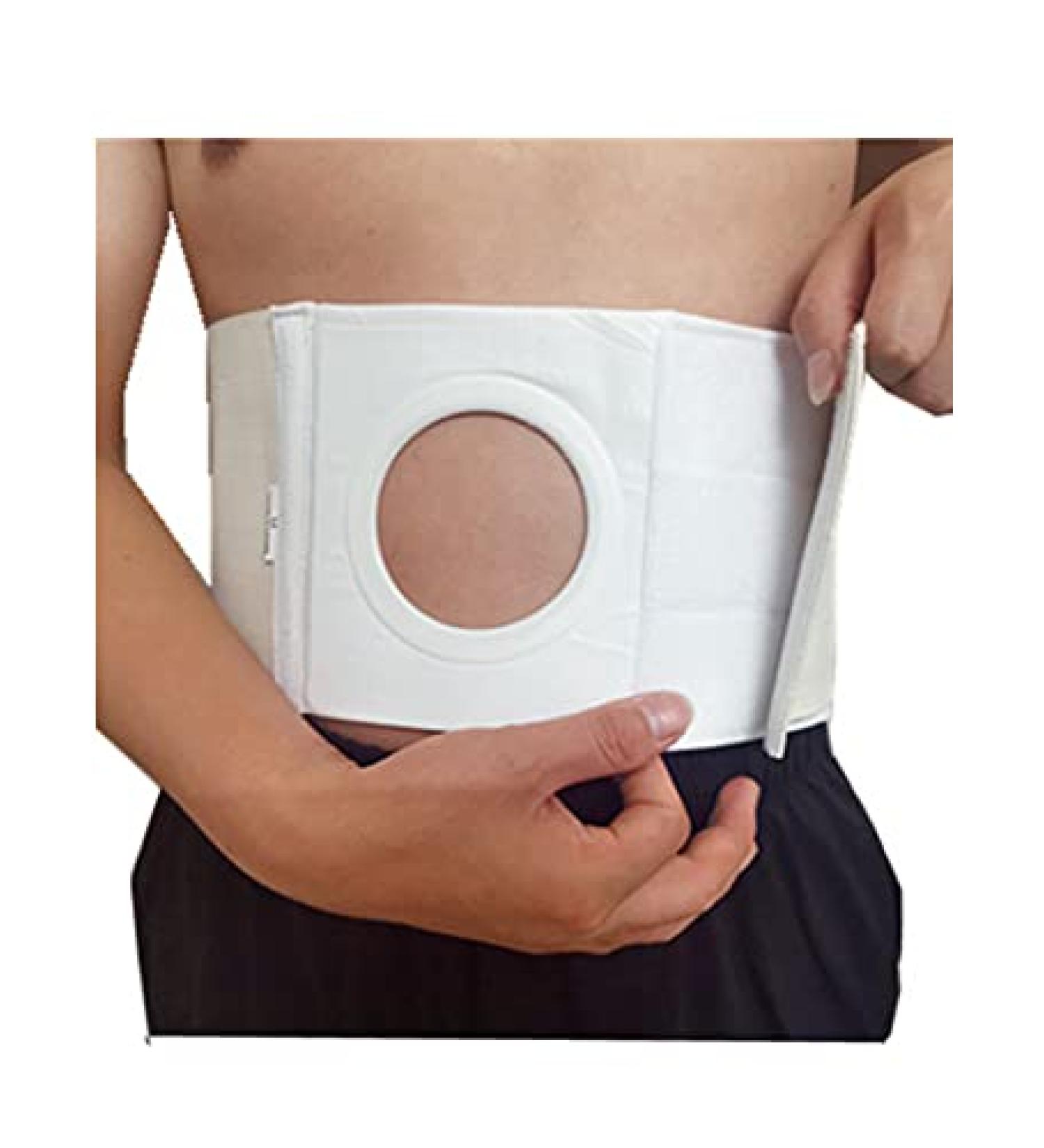 Realmedi Unisex Ostomy Abdominal Binder XL 45.28-49.21 Inch - Ostomy Belt for Hernia & Colostomy Support - Buy Online on GoSupps.com